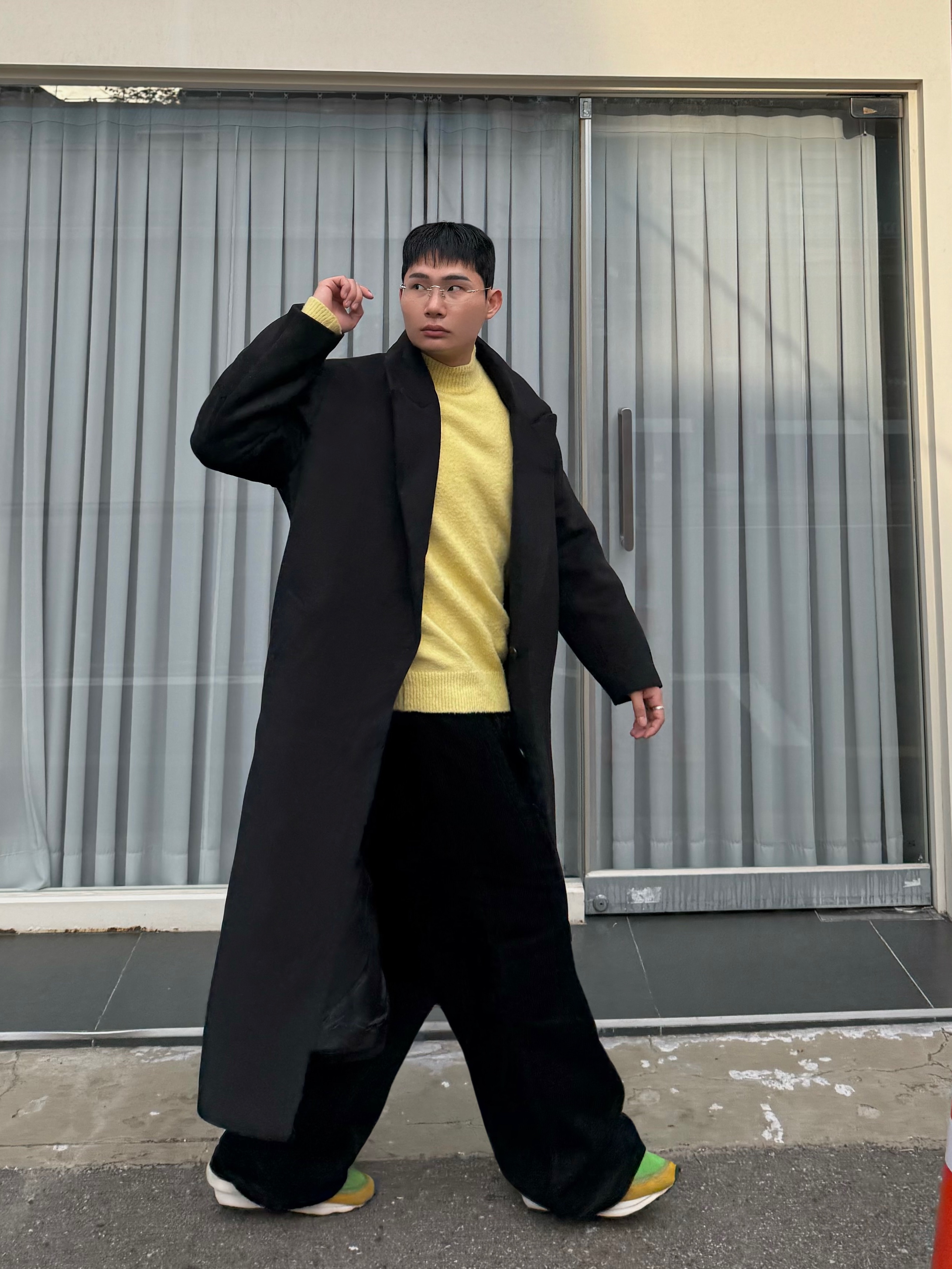 UGG Tasman Black, Nike x Sacai LDWaffle Green Multi 착용 스타일 - 2