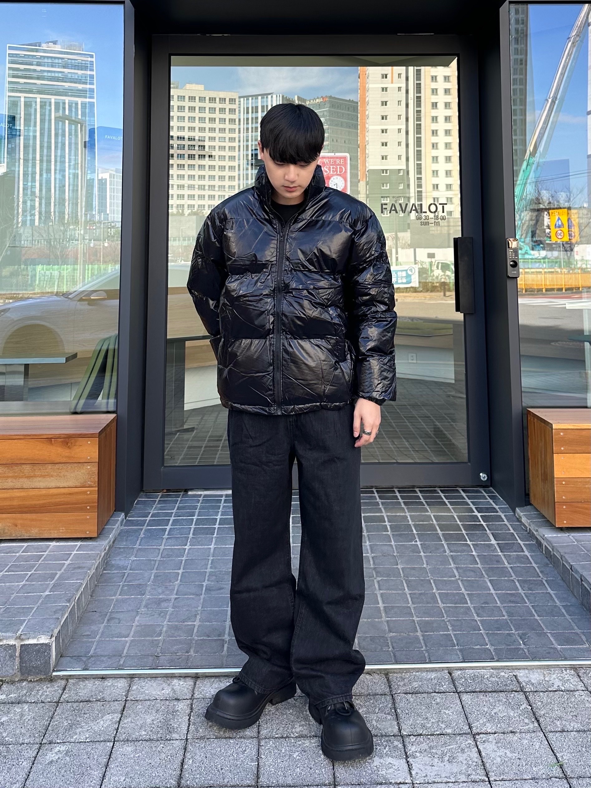 Balenciaga Steroid Derby Black 착용 스타일 - 2