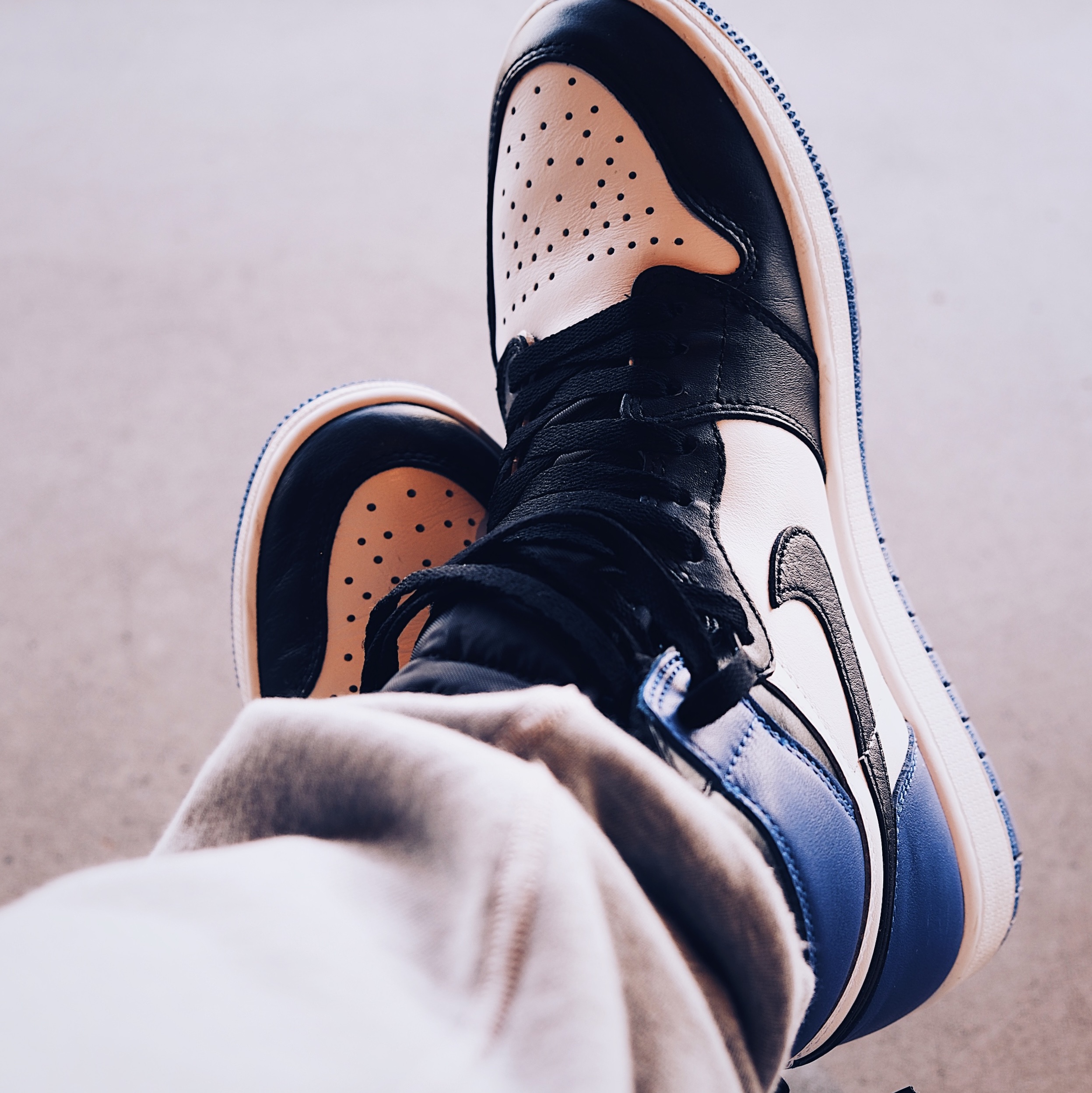 Jordan 1 x Fragment Retro High OG 착용 스타일