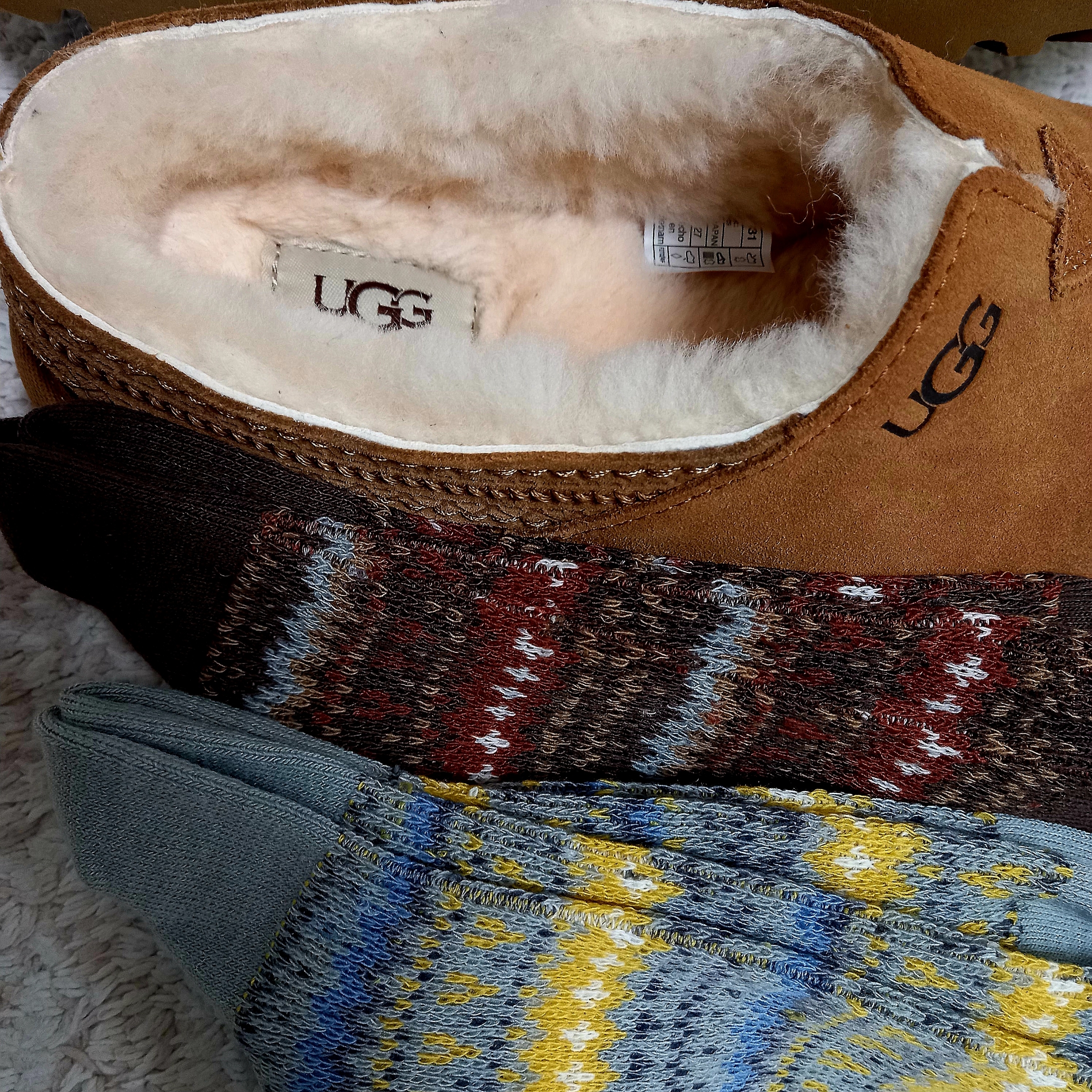 UGG Neuman Chestnut 착용 스타일 - 1