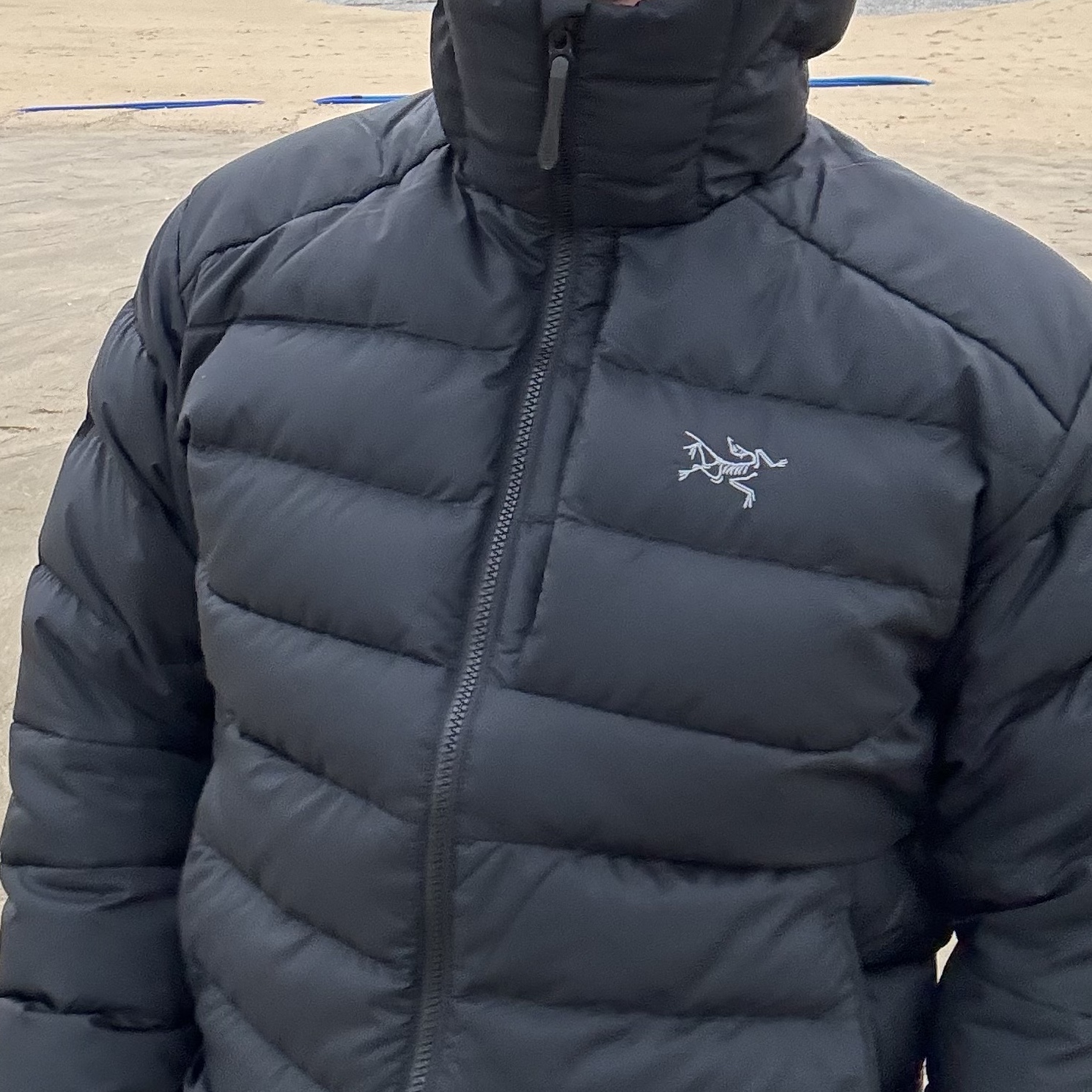 Arc'teryx Thorium Hoody Black 착용 스타일