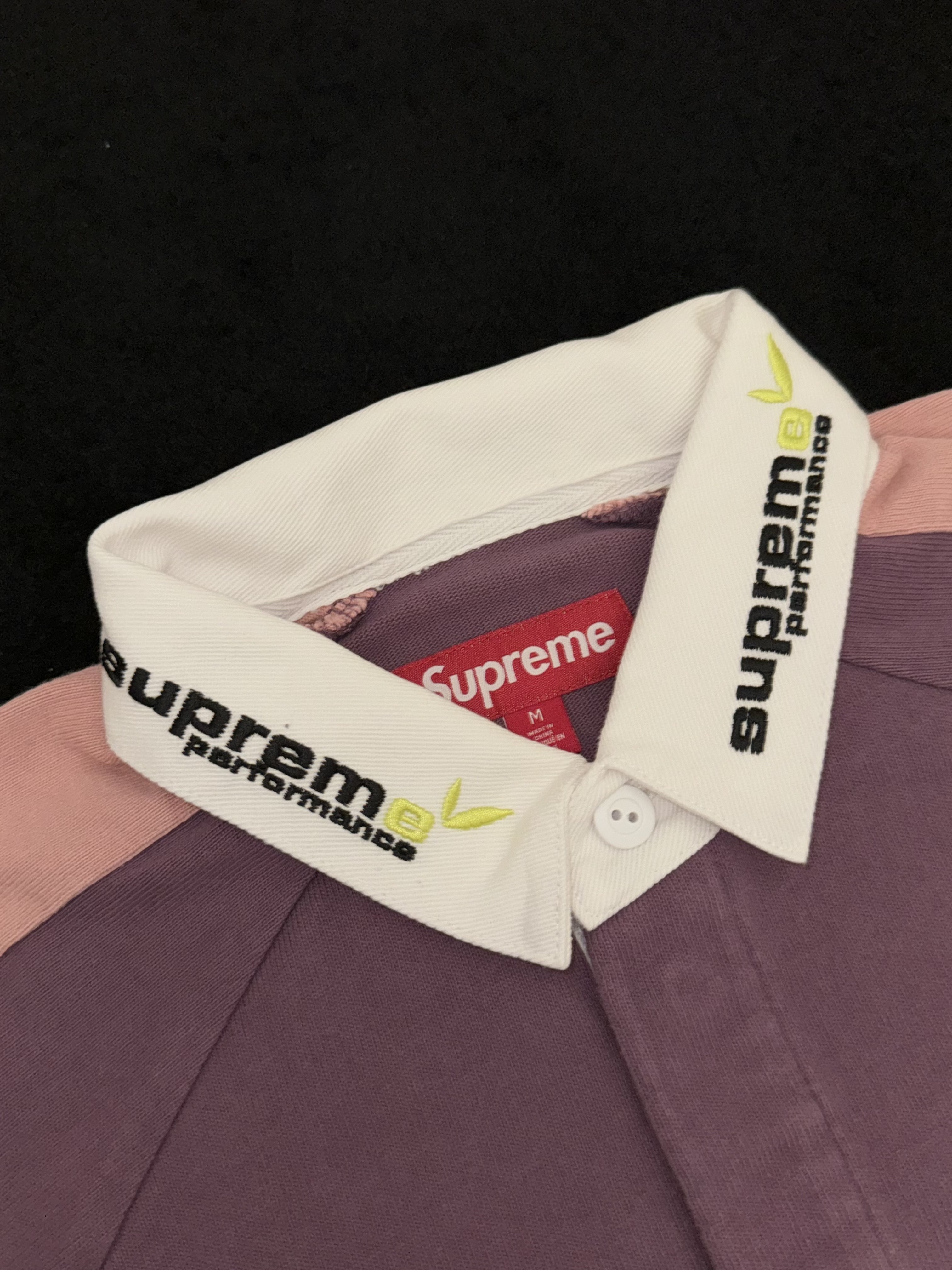 Supreme Chest Stripe Rugby Purple - 24FW 착용 스타일 - 3