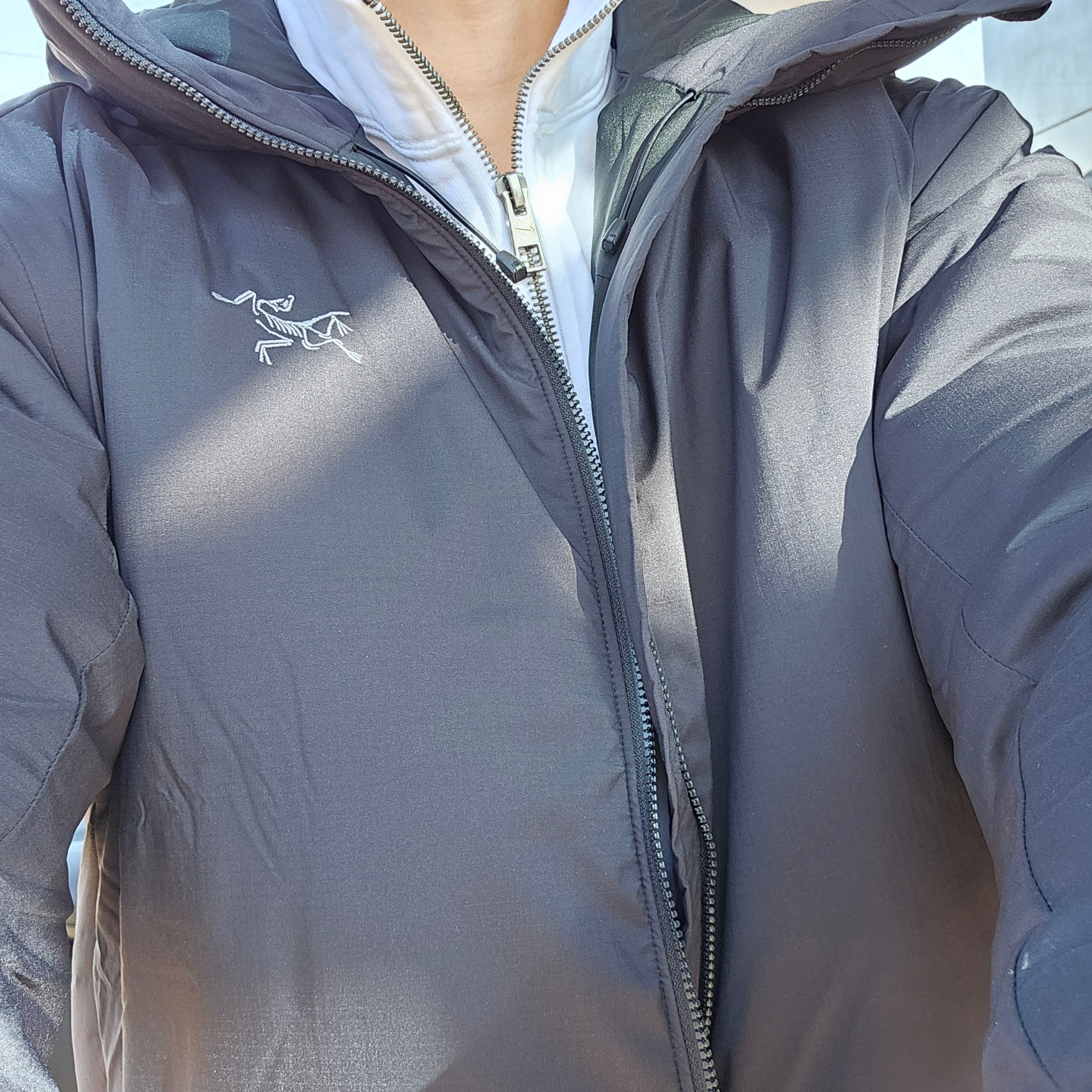 Arc'teryx Atom Heavyweight Hoody Black 착용 스타일