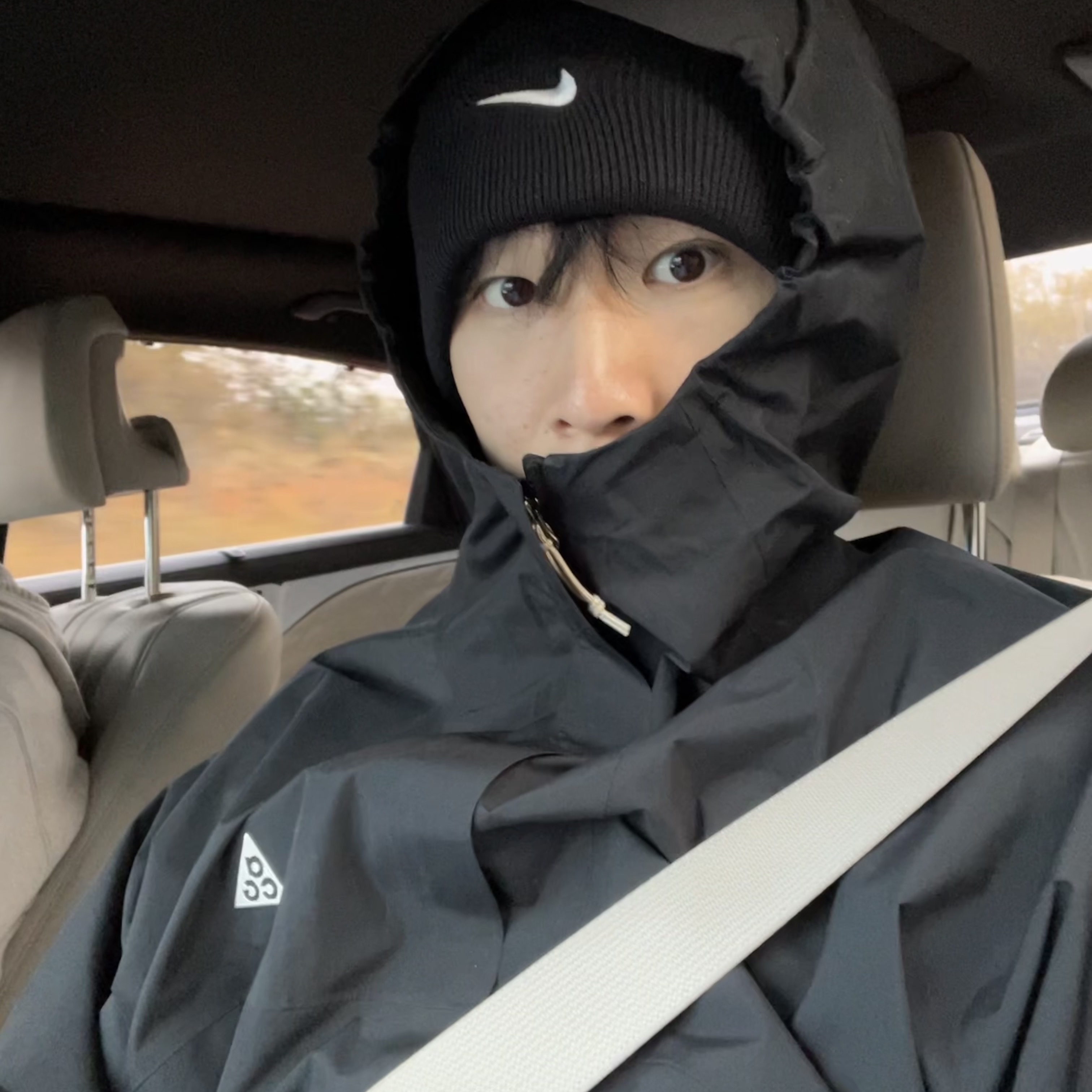 Nike ACG Storm-Fit ADV Cascade Rains Full Zip Jacket Black - Asia 착용 스타일