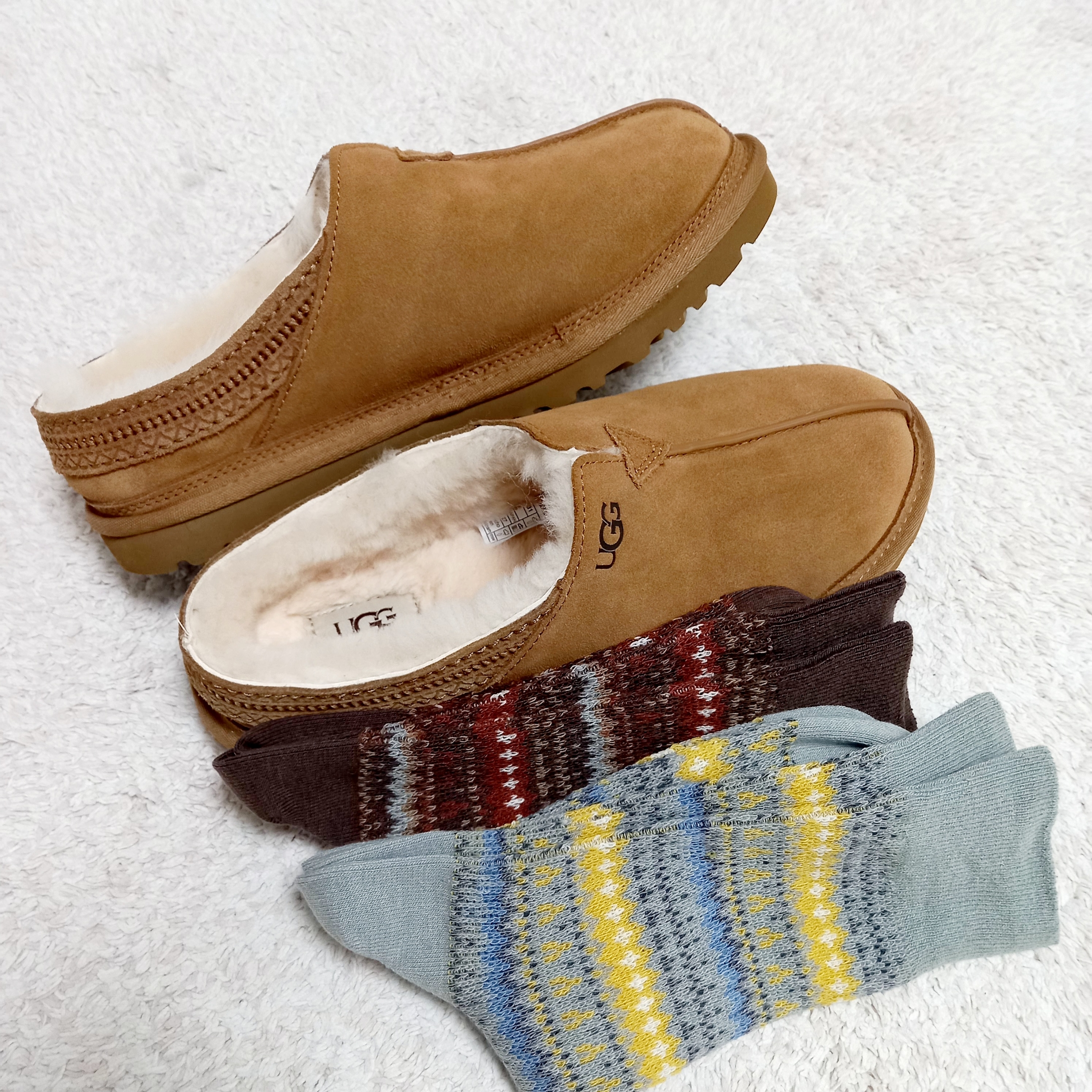 UGG Neuman Chestnut 착용 스타일 - 2
