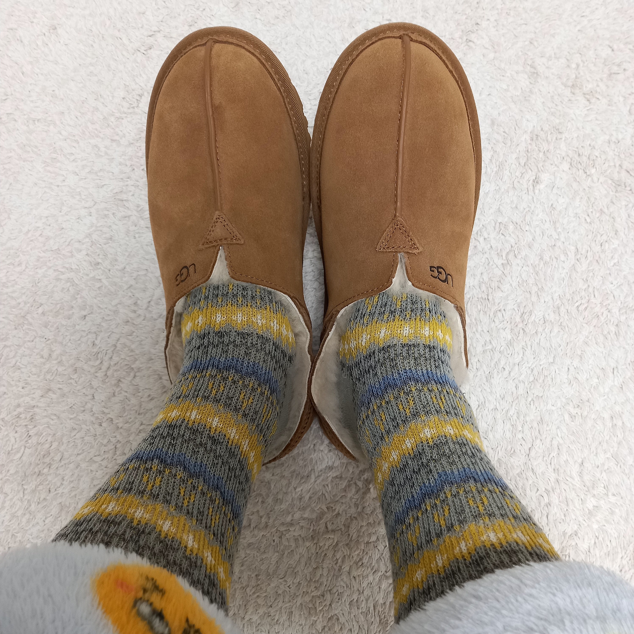 UGG Neuman Chestnut 착용 스타일 - 1