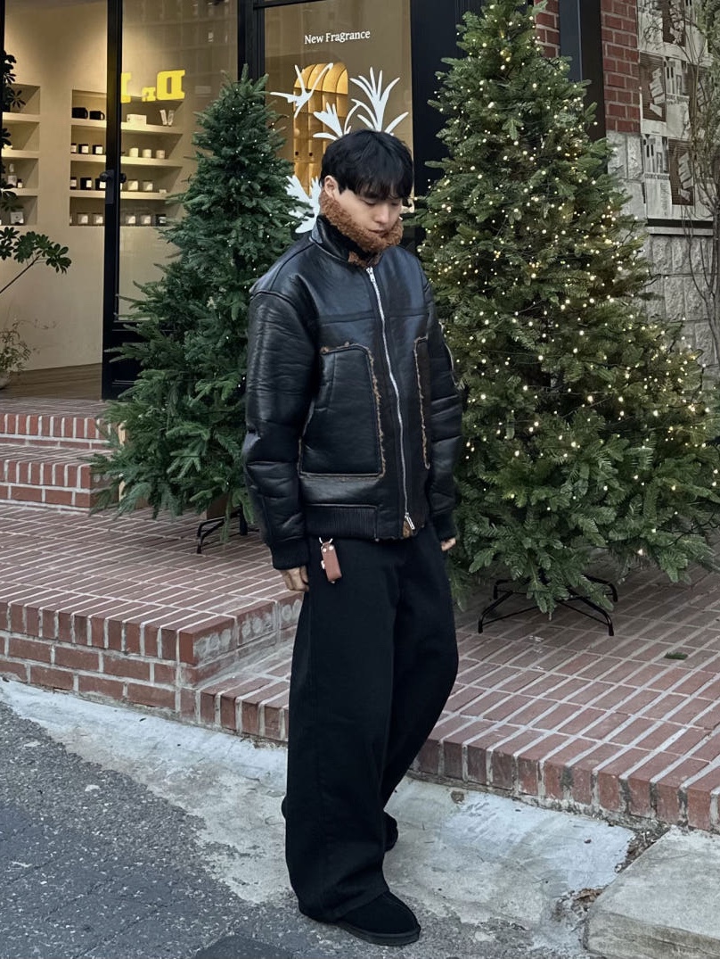 UGG Tasman Black 착용 스타일 - 6