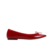 (W) Repetto Brigitte Patent Leather Ballerinas Flammy Red