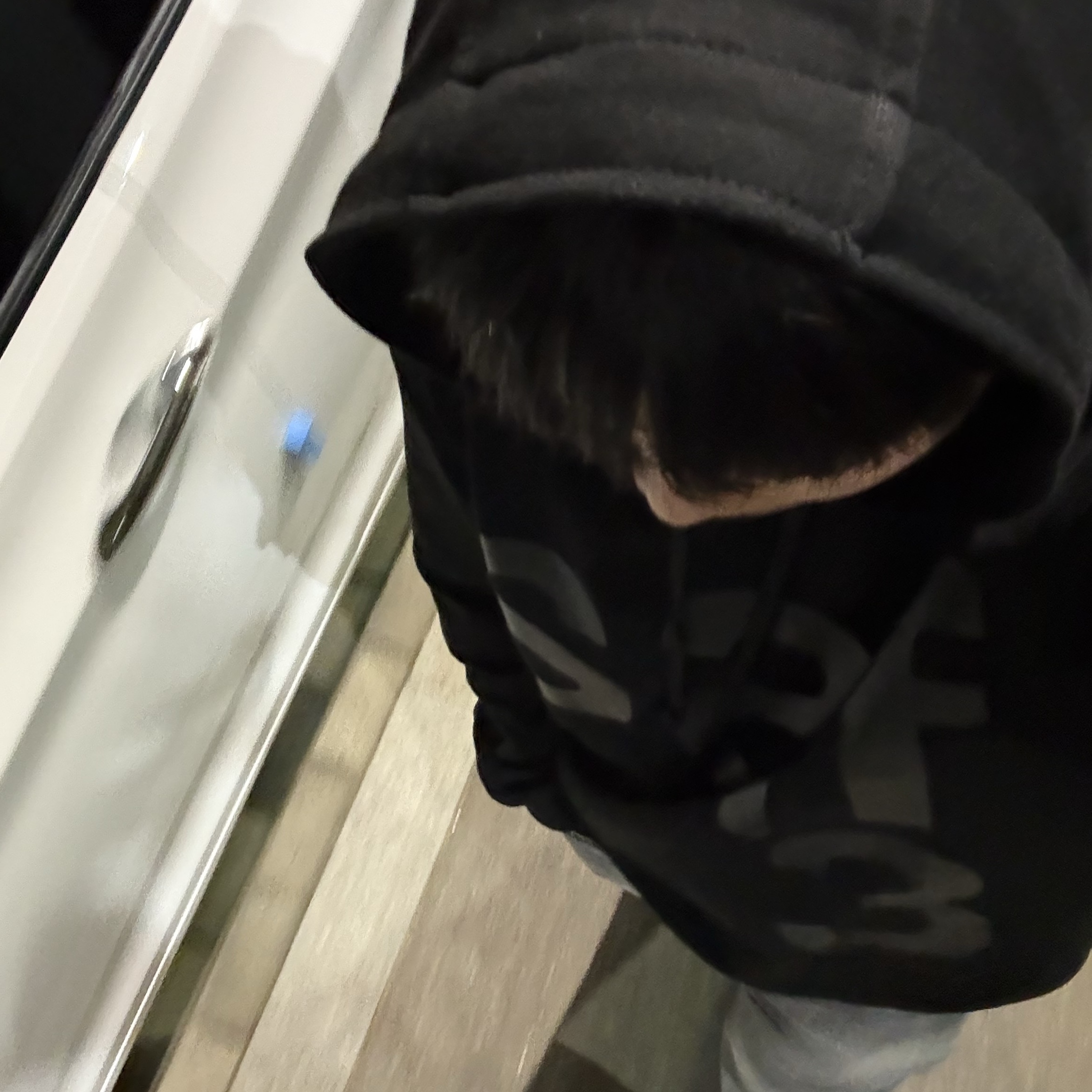 [KREAM 단독] Safarispot Basic Safari Hoodie Black 착용 스타일 - 1
