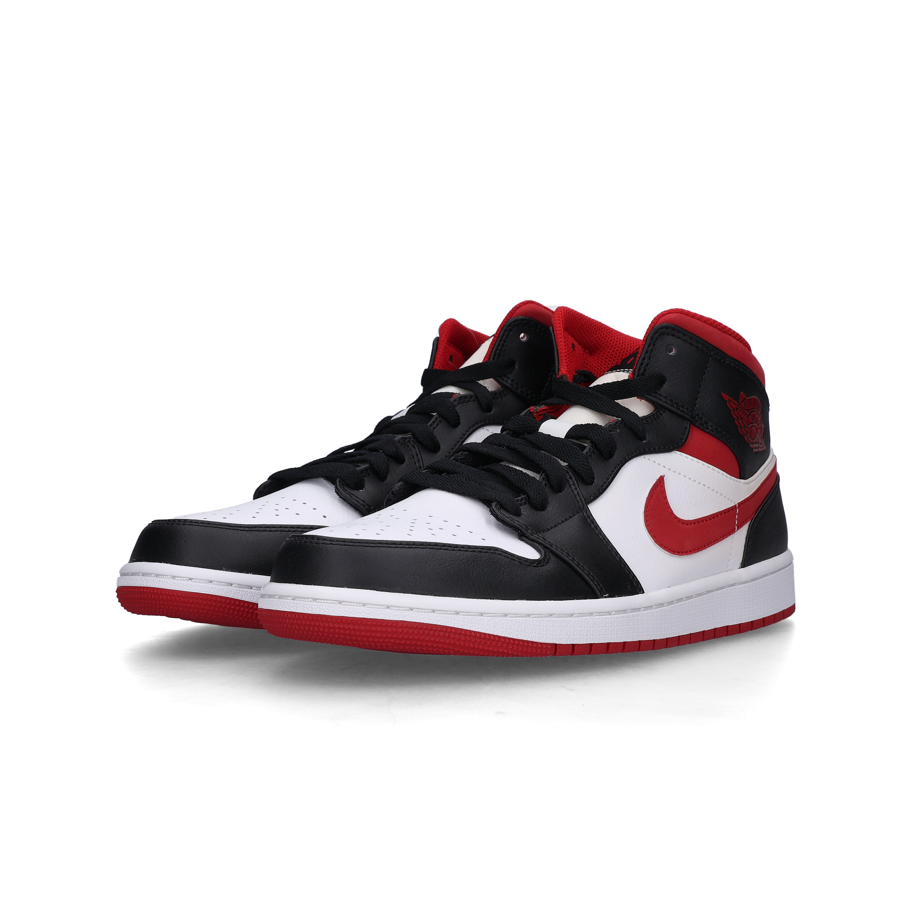 Jordan 1 Mid Gym Red Black White