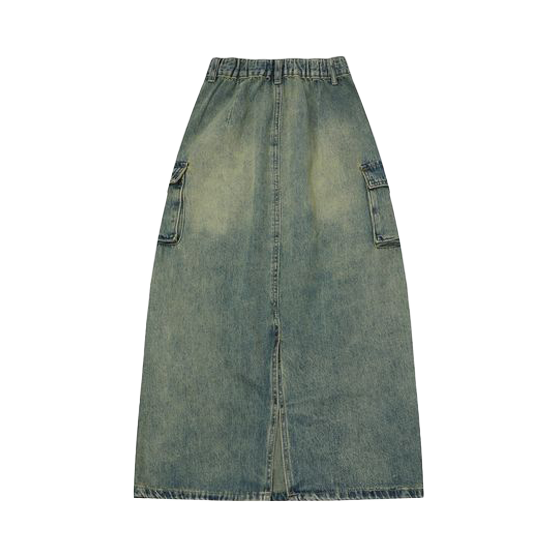 무센트 롤리 롱 카고 데님 스커트 데님(MUCENT Roly Long Cargo Denim Skirt Denim) - 2