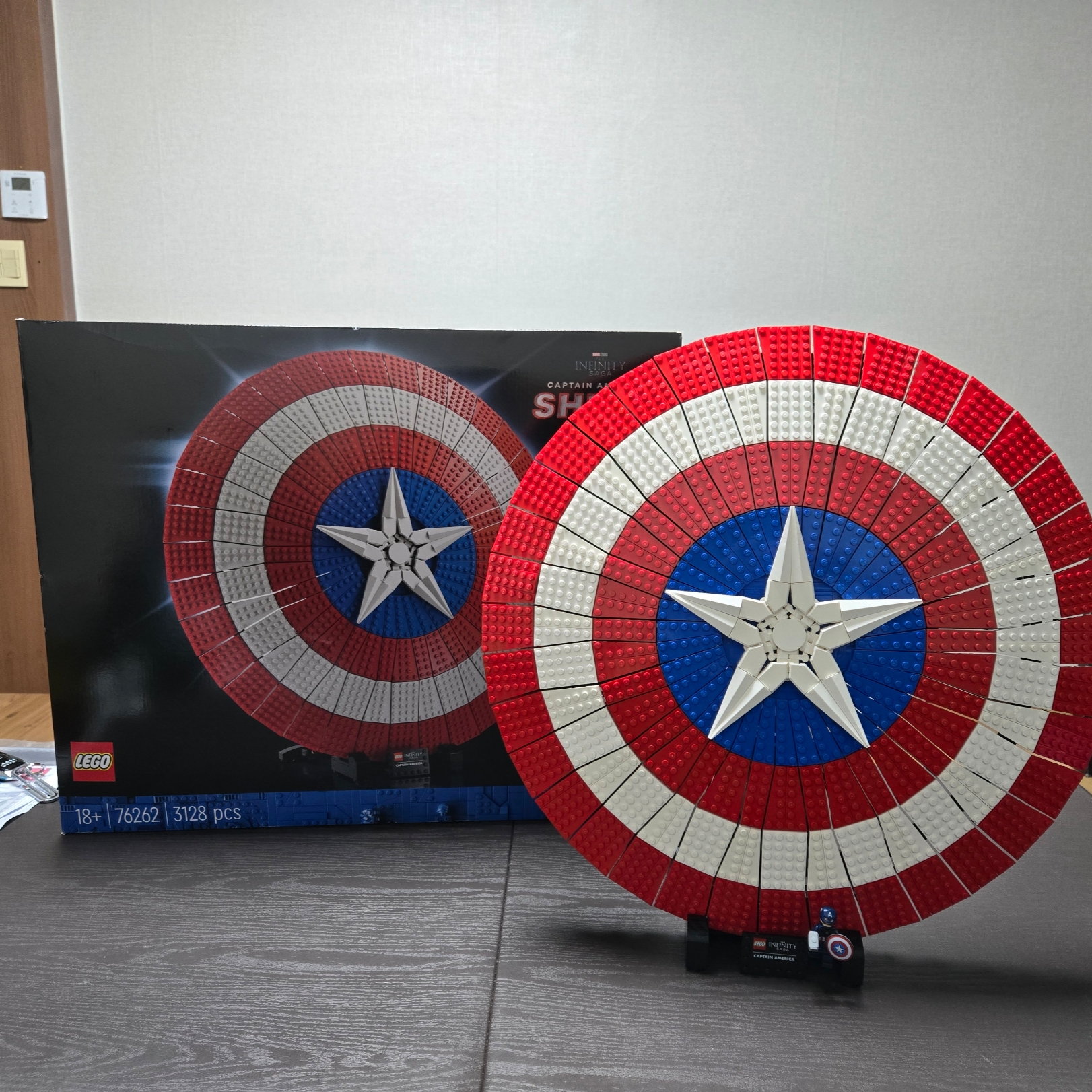 Lego Marvel Captain America's Shield 착용 스타일 - 1