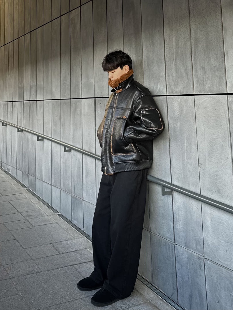 UGG Tasman Black 착용 스타일 - 2