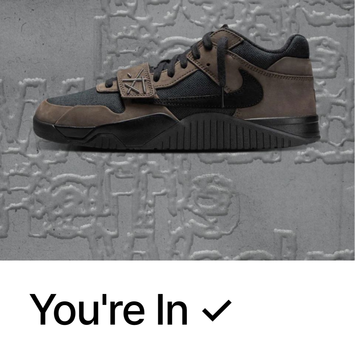 Jordan x Travis Scott Jumpman Jack TR Black and Dark Mocha 착용 스타일