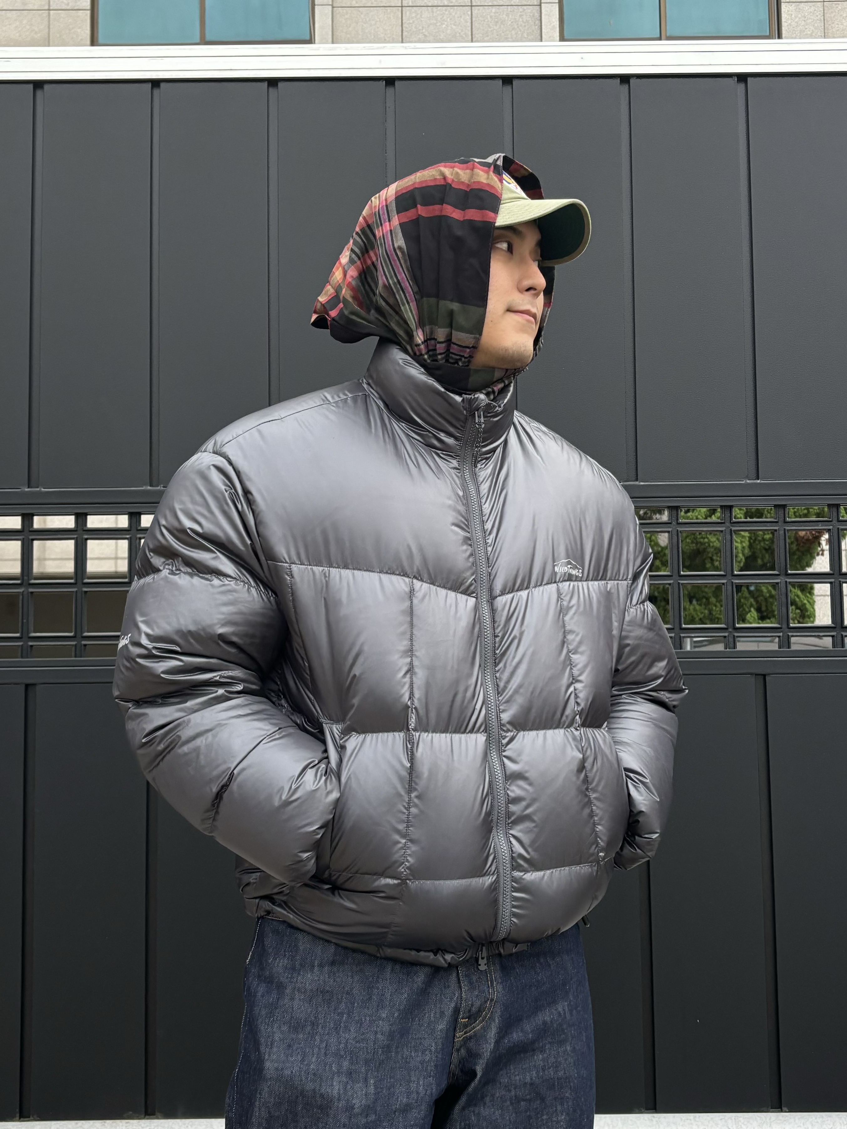 Wildthings Mountain Field Down Puffer Graphite 착용 스타일 - 3