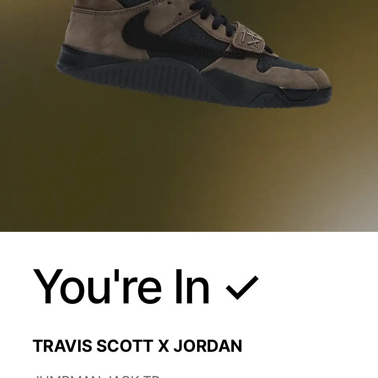 Jordan x Travis Scott Jumpman Jack TR Black and Dark Mocha 착용 스타일