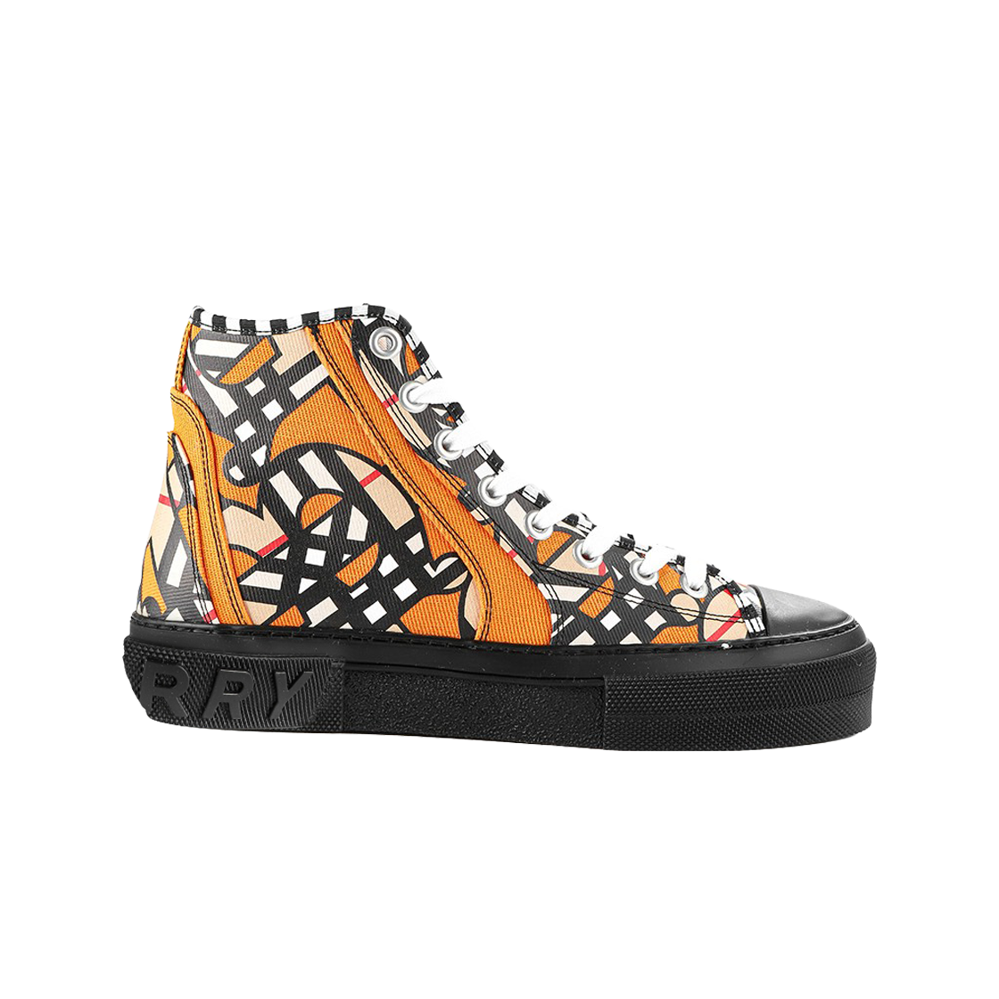 8056656 Burberry MF Trainer Kai Sneakers Bright Orange