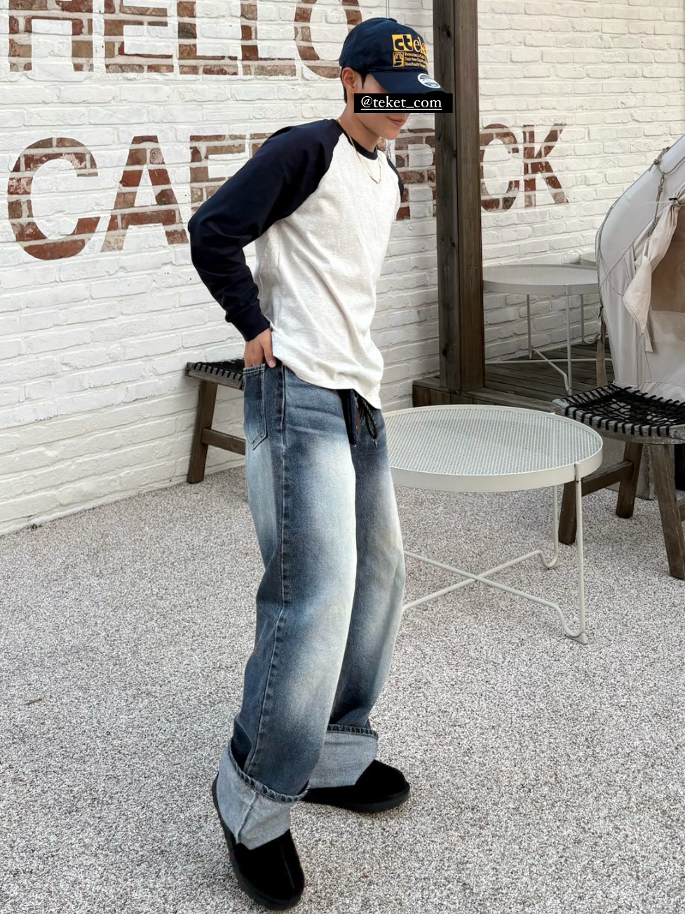 UGG Tasman Black 착용 스타일