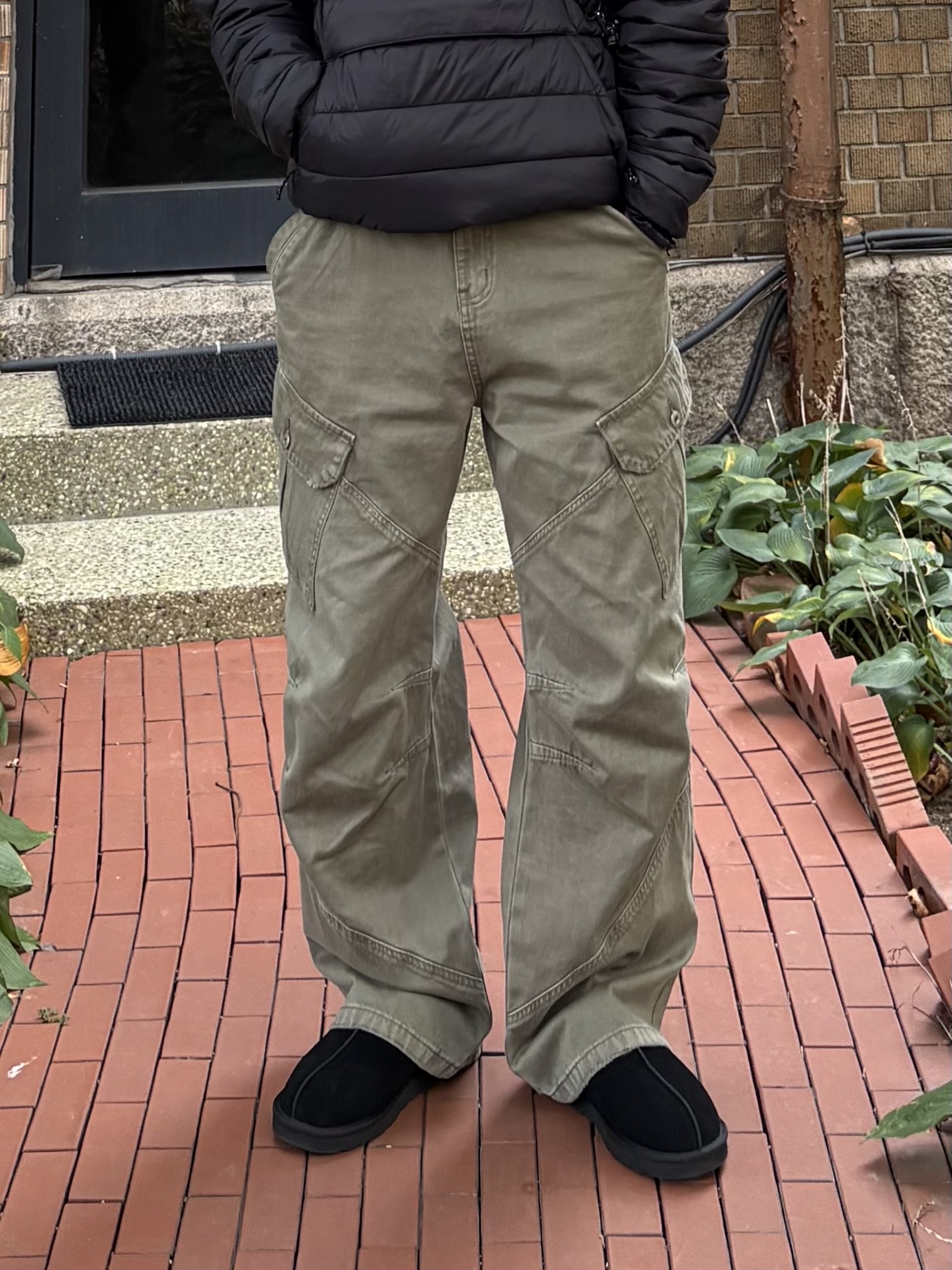 UGG Tasman Black, Supreme Washed Chino Twill Camp Cap Black 착용 스타일 - 8