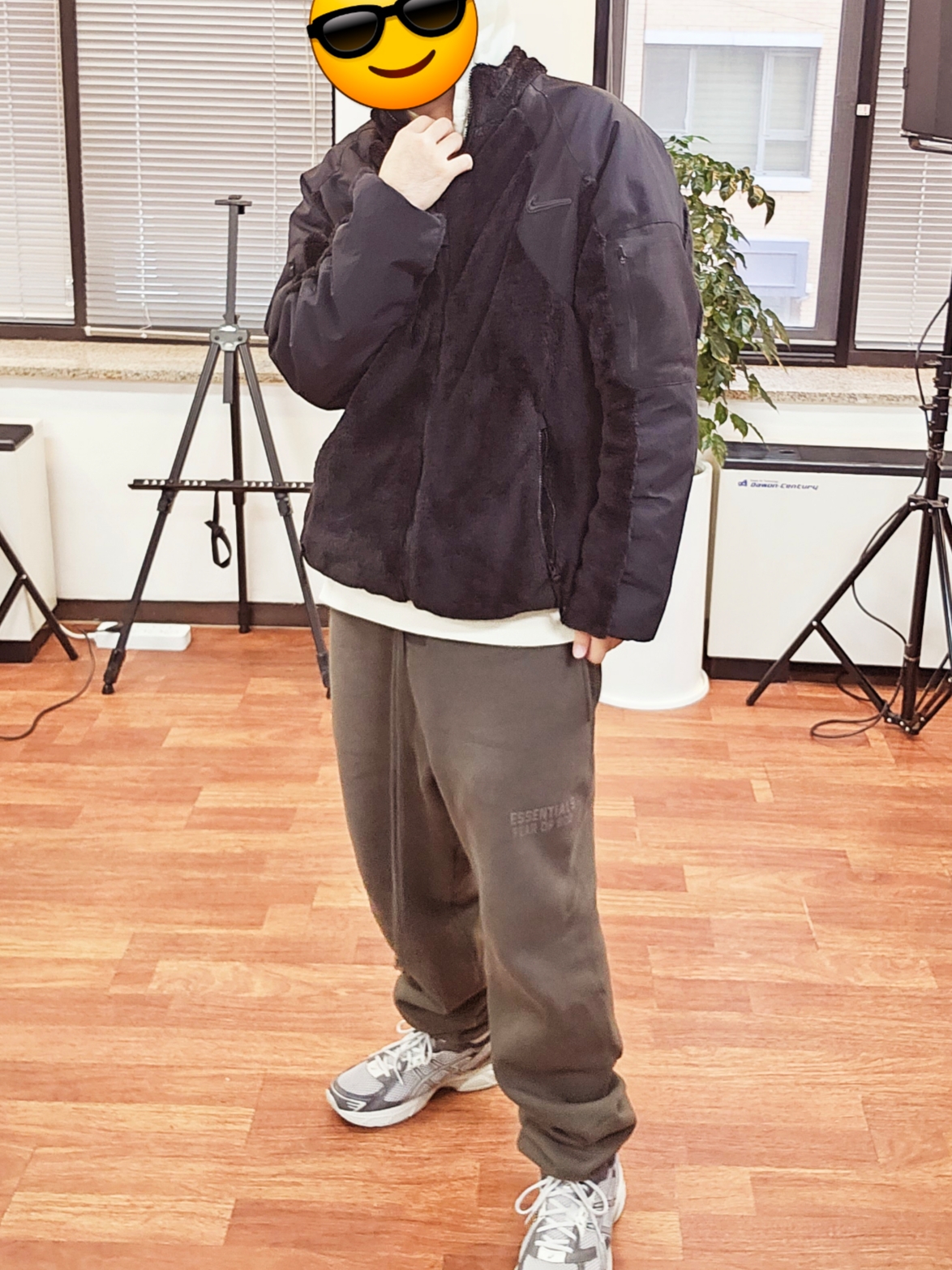 Nike x Drake Nocta NRG Polar Fleece Jacket - US/EU, Asics Gel-1130 Oyster Grey Clay Grey 착용 스타일 - 1