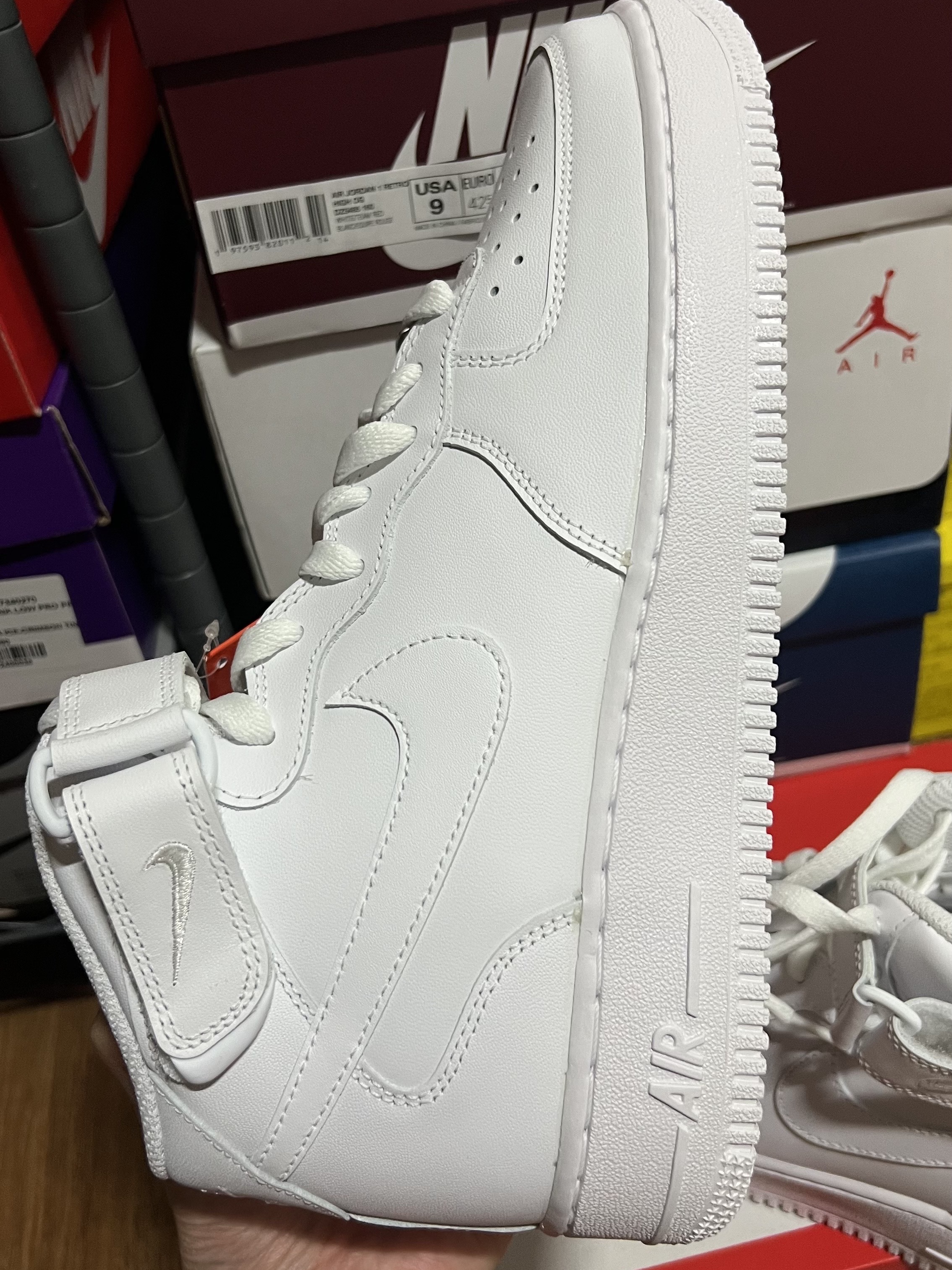 Nike Air Force 1 Mid '07 White 착용 스타일