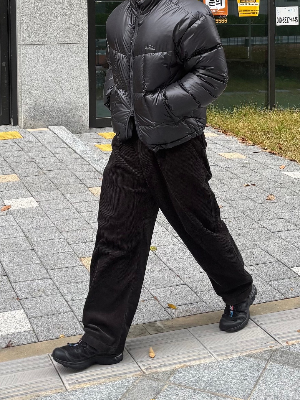 Wildthings Mountain Field Down Puffer Graphite 착용 스타일 - 2