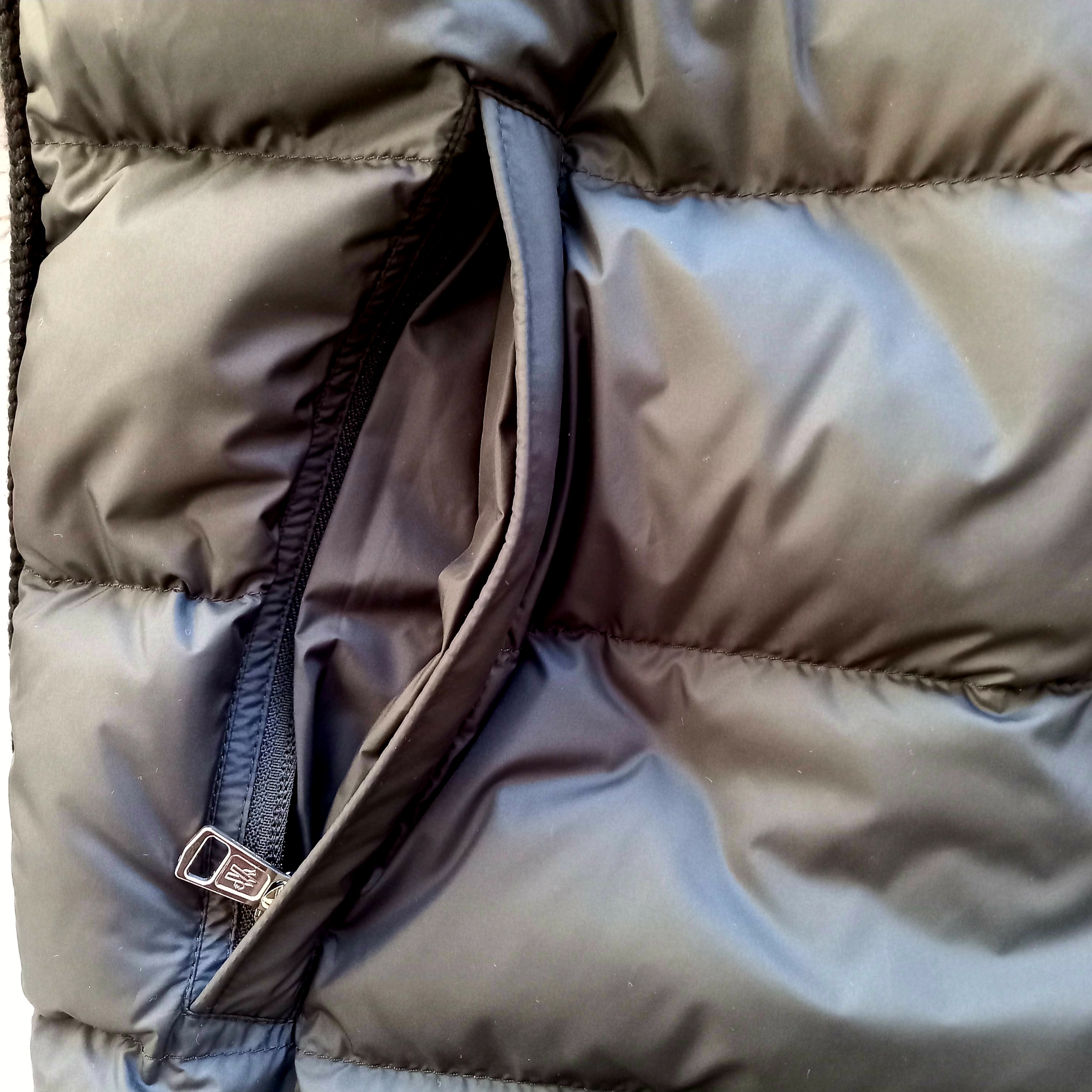 Moncler Padded Wool Zip-Up Hoodie Black - 24FW 착용 스타일 - 8