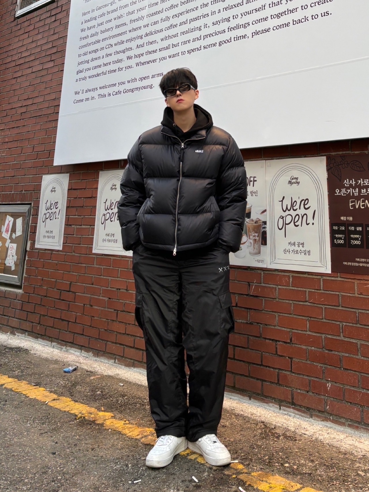 Nike Air Force 1 '07 Low White 착용 스타일 - 1