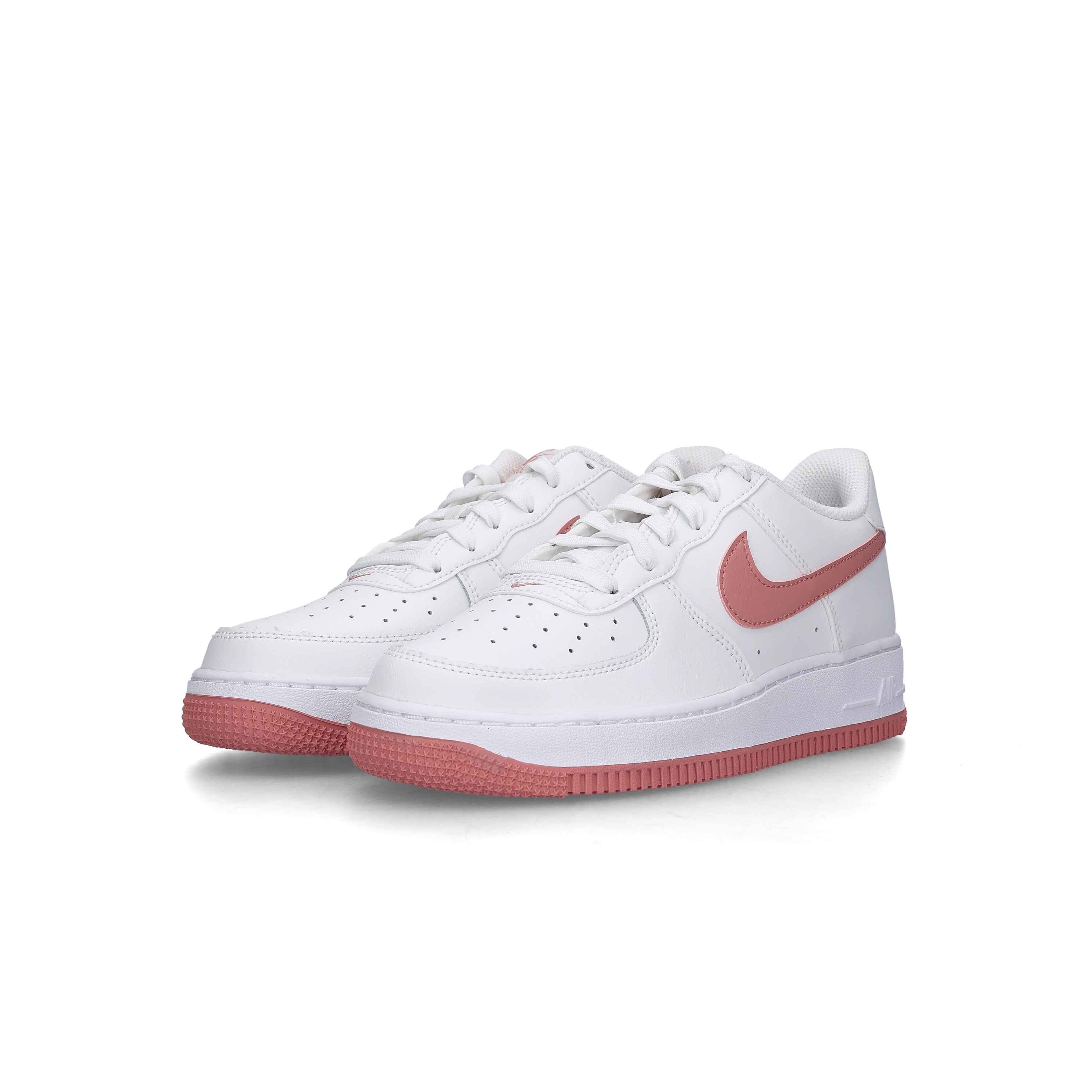 (GS) Nike Air Force 1 Summit White Red Stardust