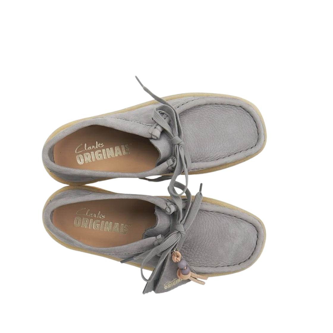 (W) 클락스 왈라비 컵 스틸 그레이 누벅((W) Clarks Wallabee Cup Steel Grey Nubuck) - 2