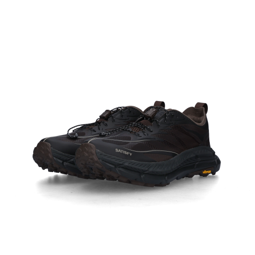 Hoka x Satisfy Mafate Speed 4 Lite Coffee