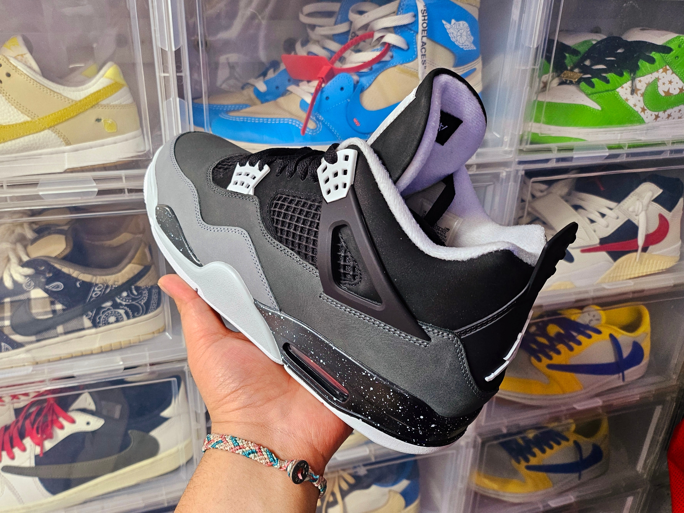 Jordan 4 Retro Fear 2024 착용 스타일 - 3