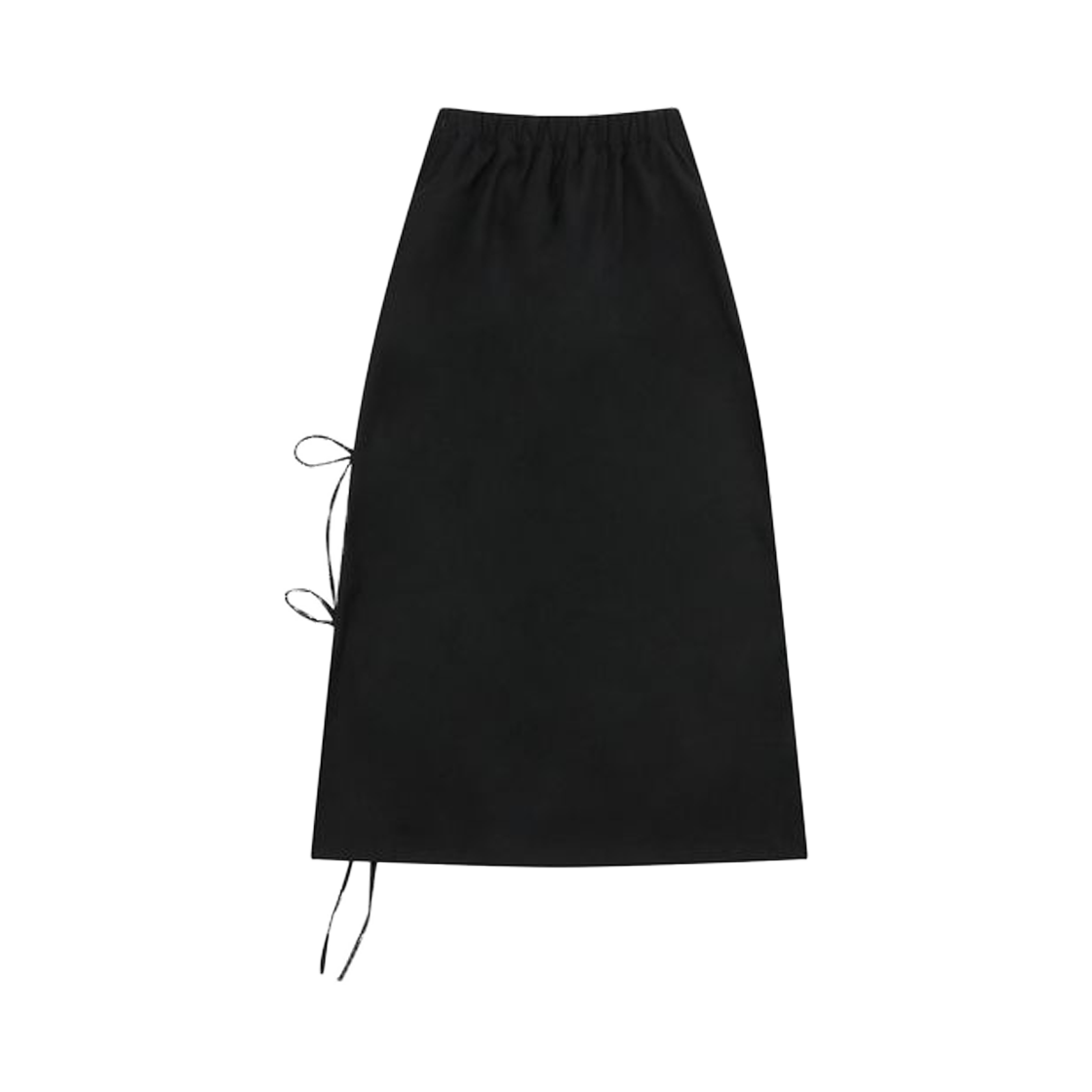 무센트 바덴 사이드 슬릿 롱 스커트 블랙(MUCENT Baden Side Slit Long Skirt Black) - 2