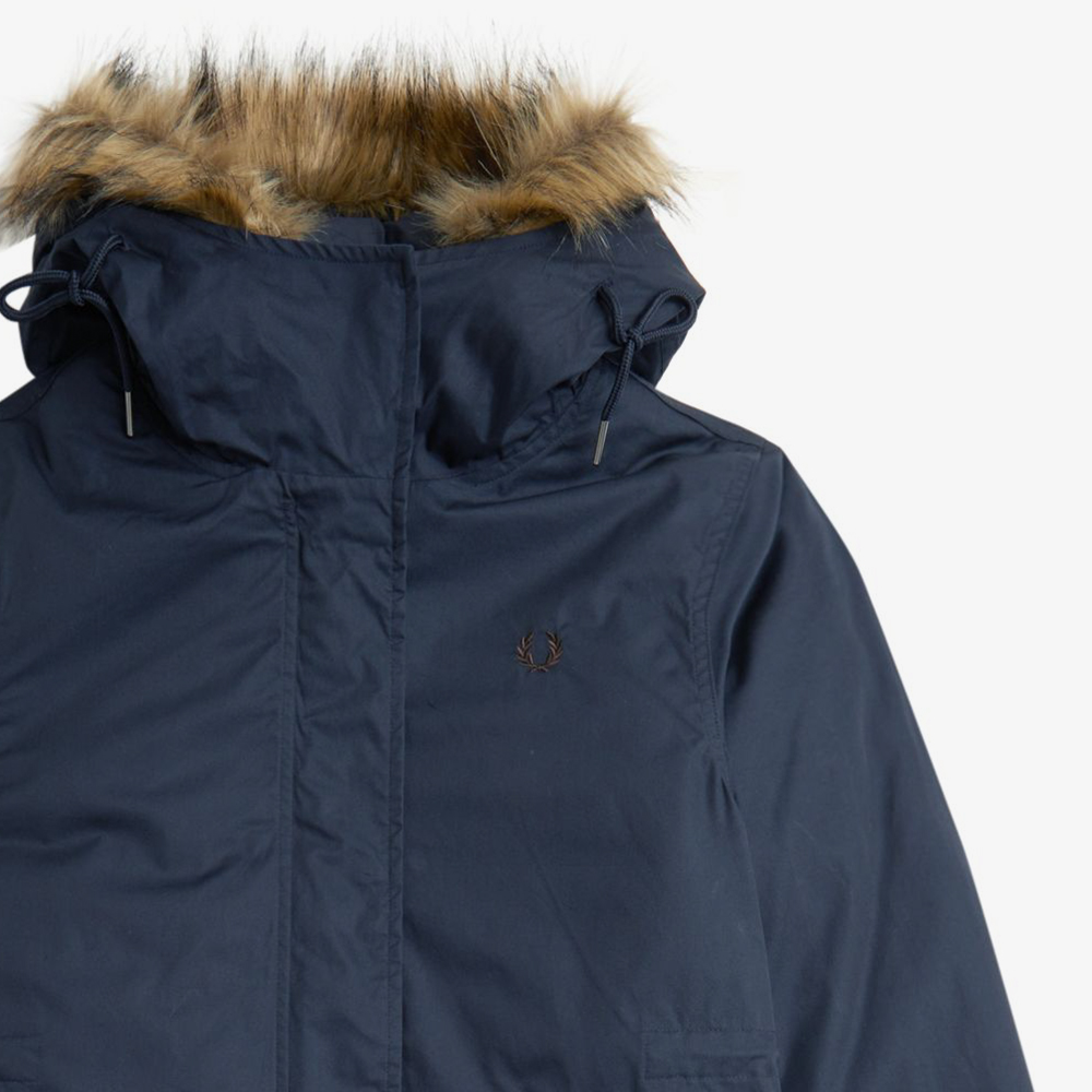 프레드페리 우먼 집 인 라이너 파카 네이비(Fred Perry Womens Zip-In Liner Parka Navy) - 5