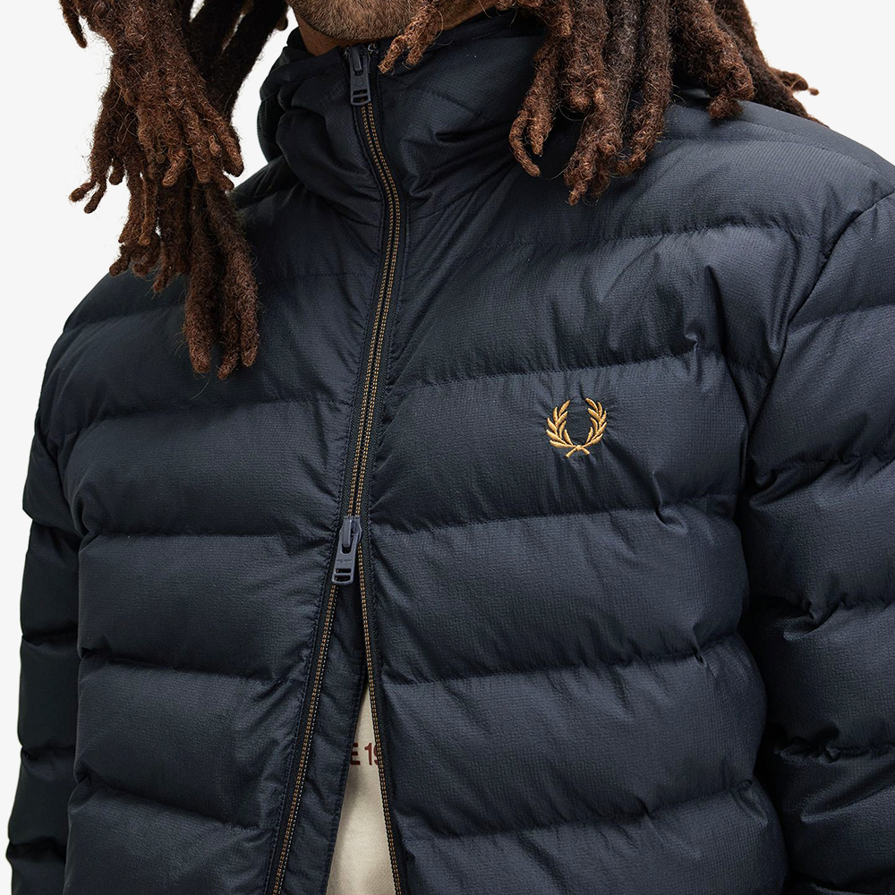 프레드페리 후디드 인슐레이트 자켓 네이비(Fred Perry Hooded Insulated Jacket Navy) - 4