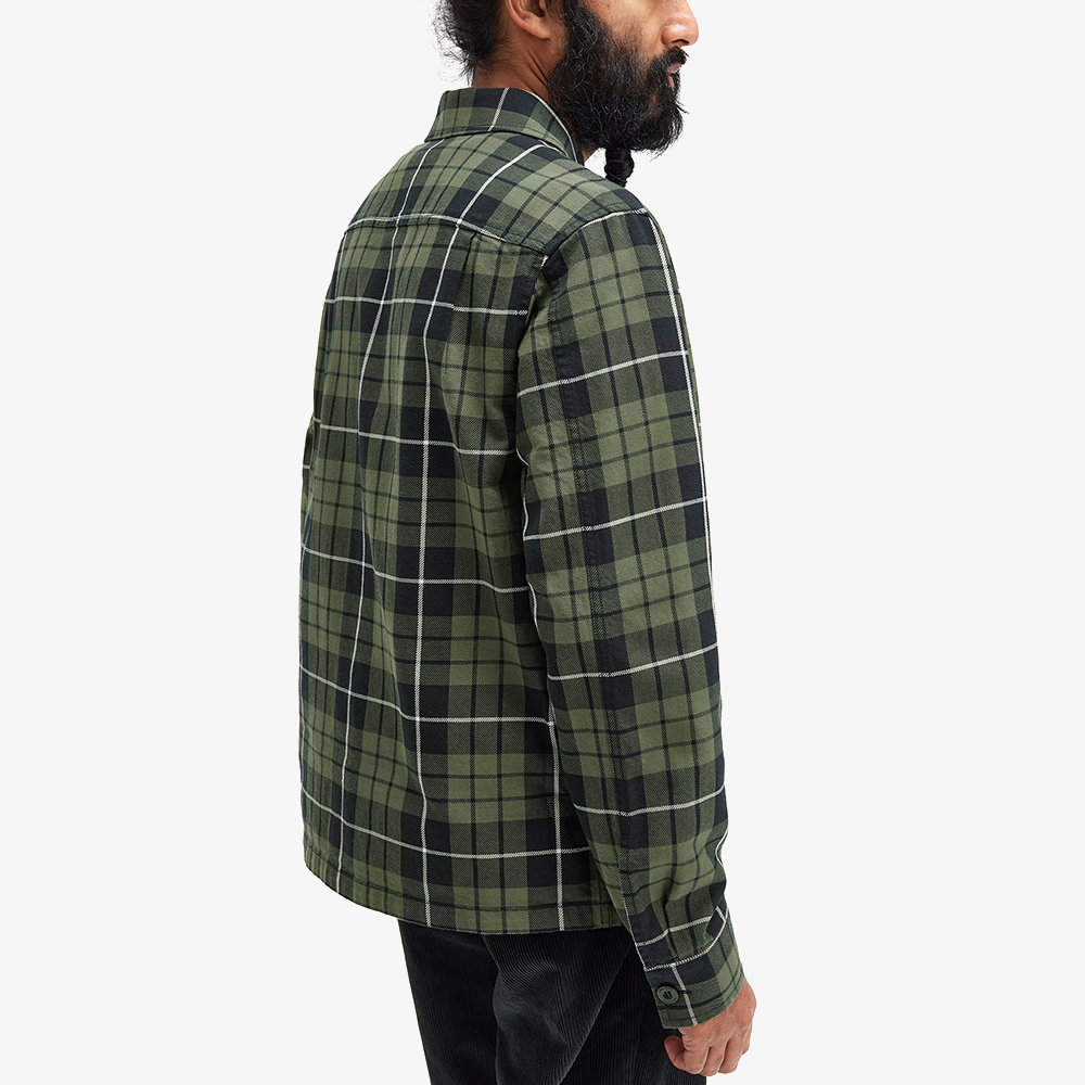 프레드페리 체크 오버셔츠 로렐리스그린(Fred Perry Check Overshirt Laurel Wreath Green) - 5