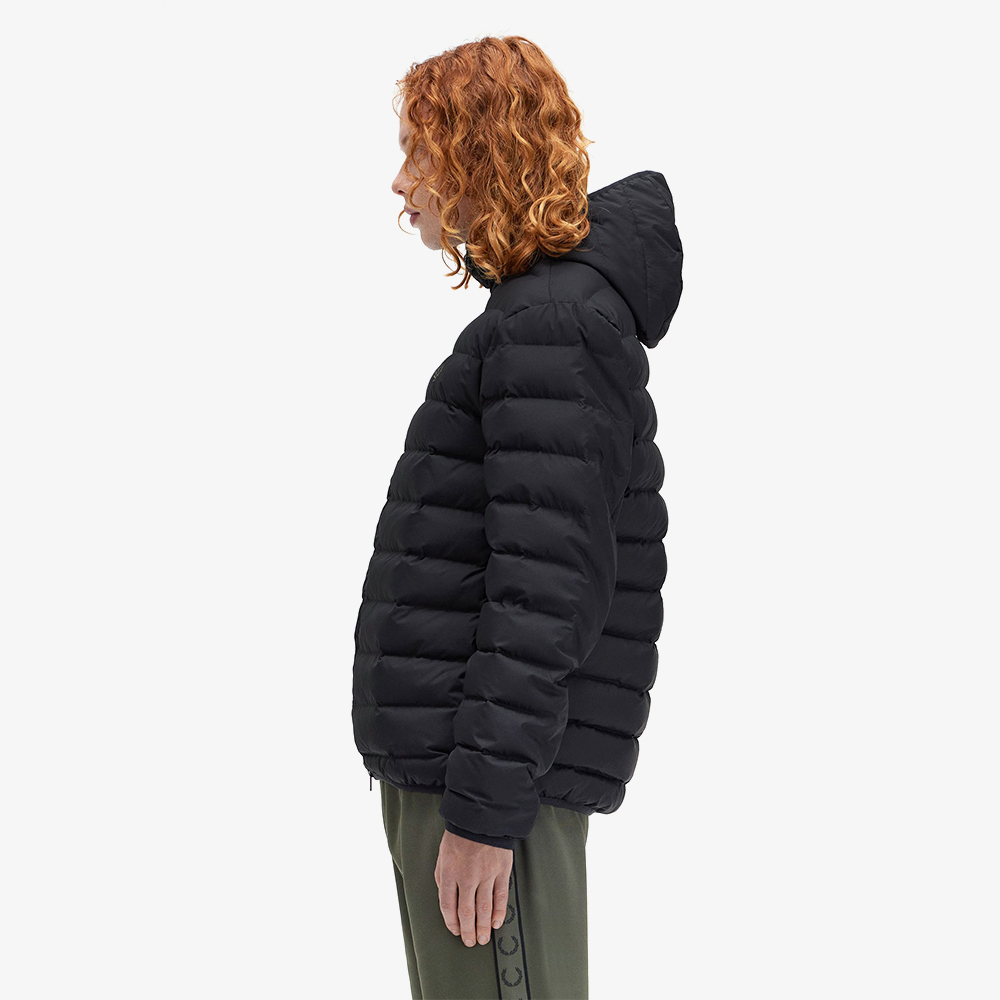 프레드페리 후디드 인슐레이트 자켓 블랙(Fred Perry Hooded Insulated Jacket Black) - 3
