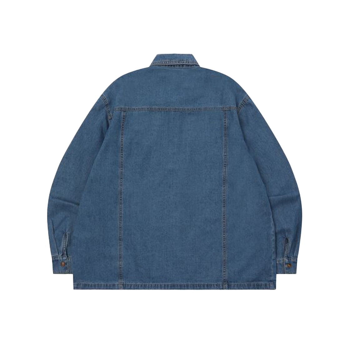 무센트 알리스 롤업 데님 셔츠 데님(MUCENT Alyth Roll Up Denim Shirt Denim) - 2