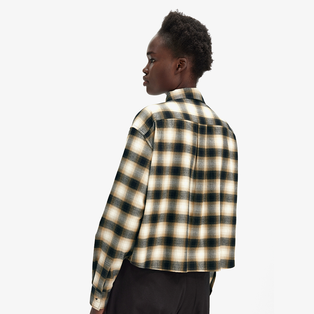 프레드페리 브러쉬드 체크셔츠 에크루(Fred Perry Brushed Check Shirt Ecru) - 4