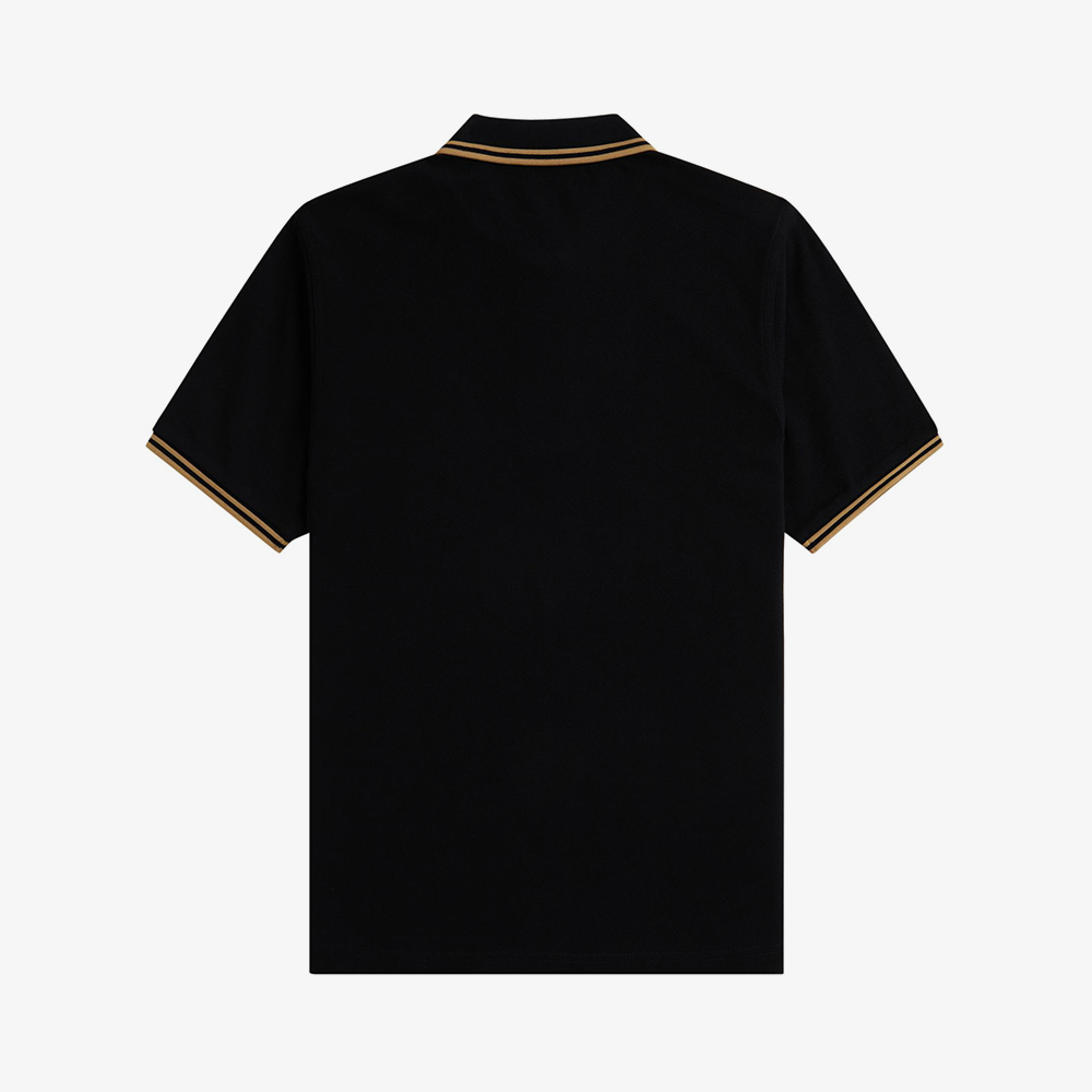 프레드페리 우먼 트윈 팁 프레드페리 셔츠 블랙/웜스톤(Fred Perry Womens Twin Tipped Fred Perry Shirt Black) - 5