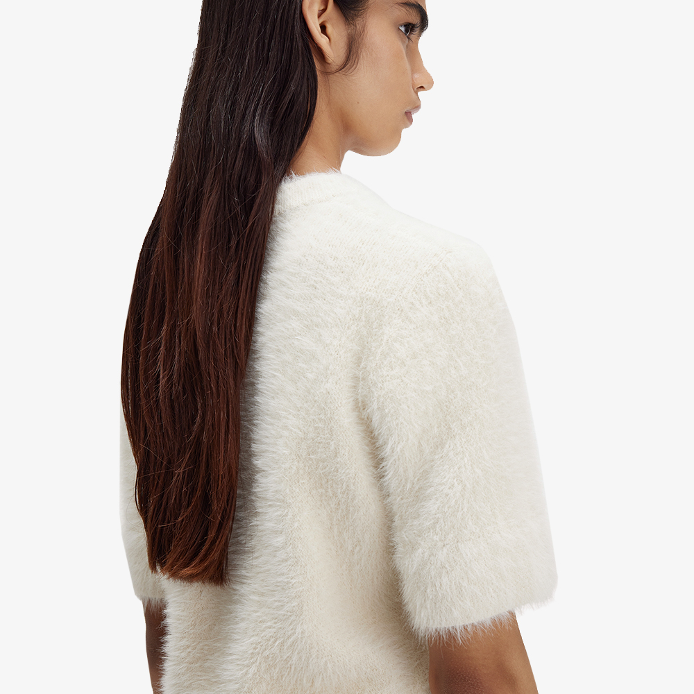 프레드페리 X 에이미와인하우스 텍스쳐드 니트 탑 에크루(Fred Perry X Amy Winehouse Textured Knitted Top Ecru) - 5