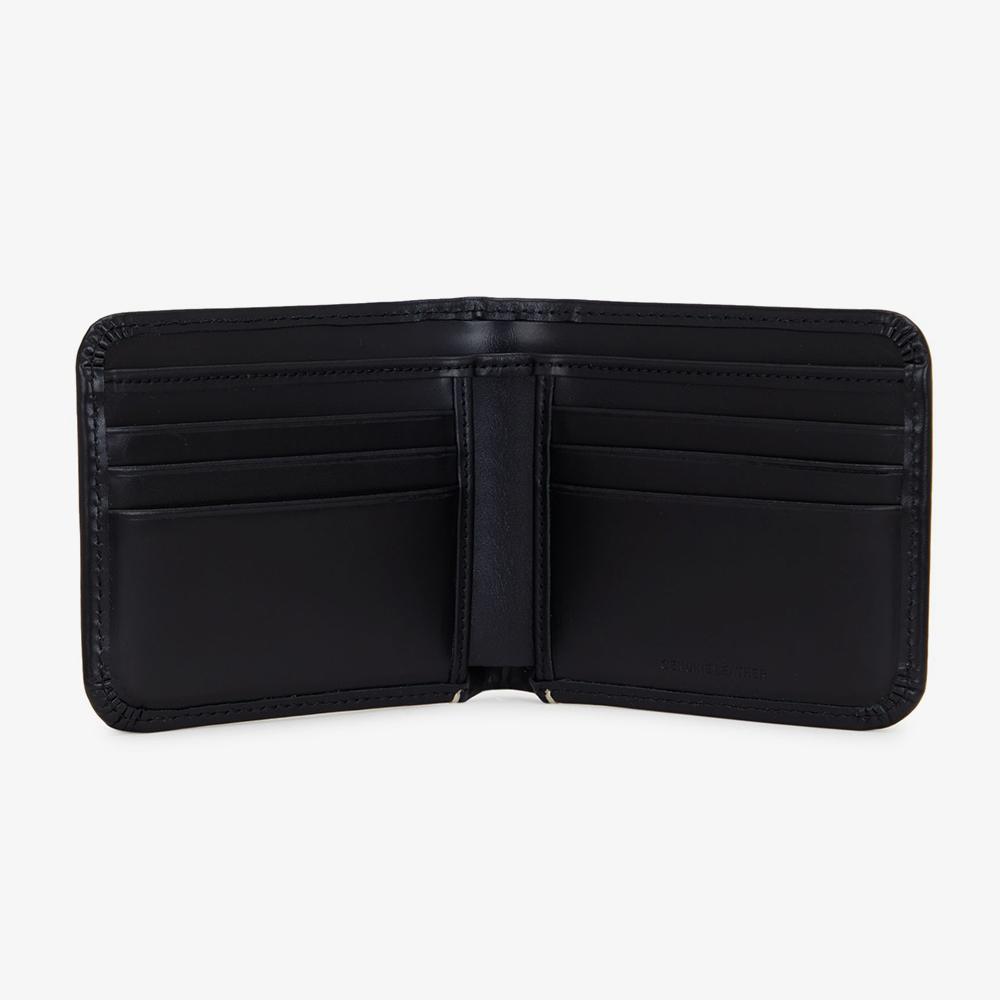 프레드페리 박스 레더 빌폴드 월렛 블랙(Fred Perry Box Leather Billfold Wallet Black) - 3