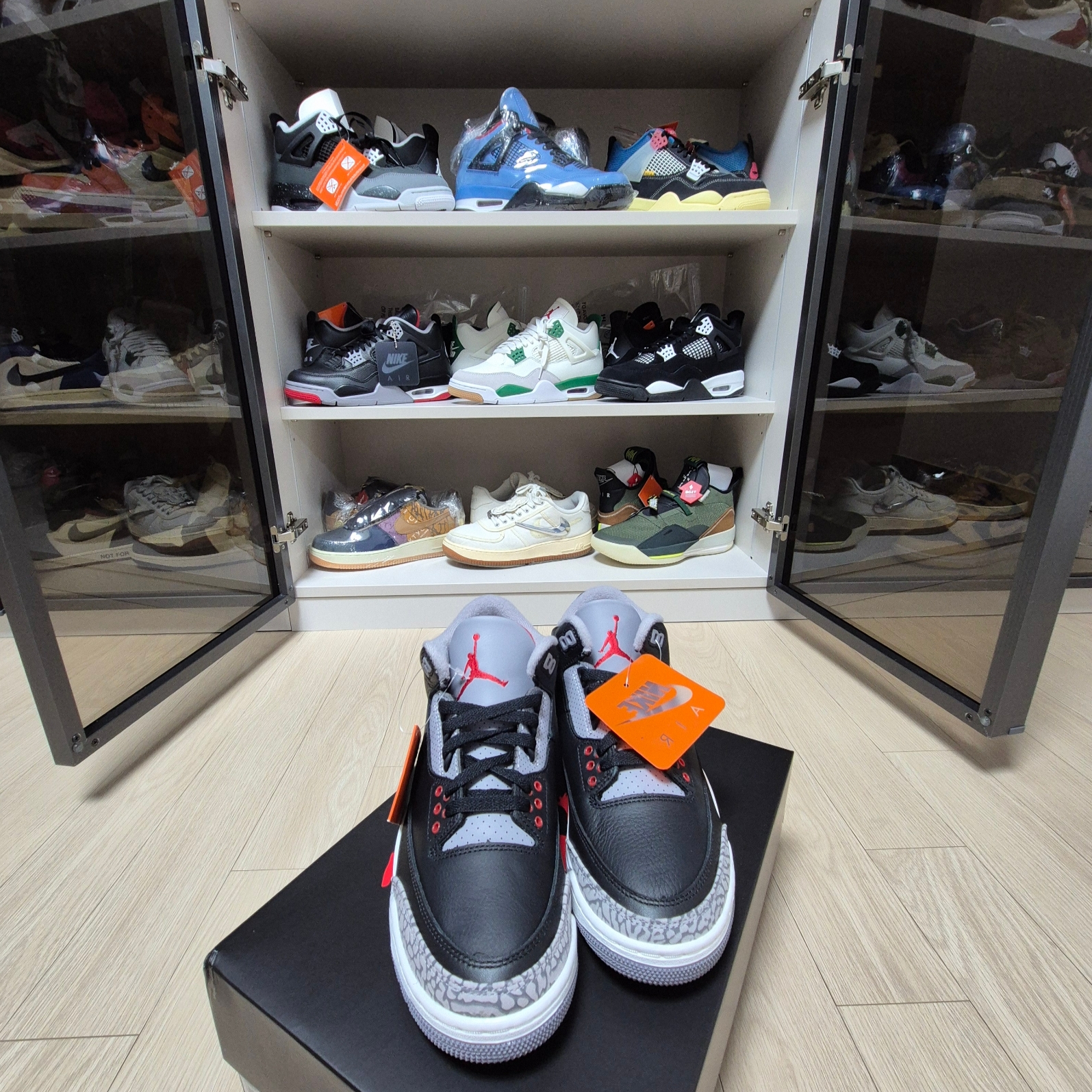 Jordan 3 Retro Black Cement 2024 착용 스타일 - 2