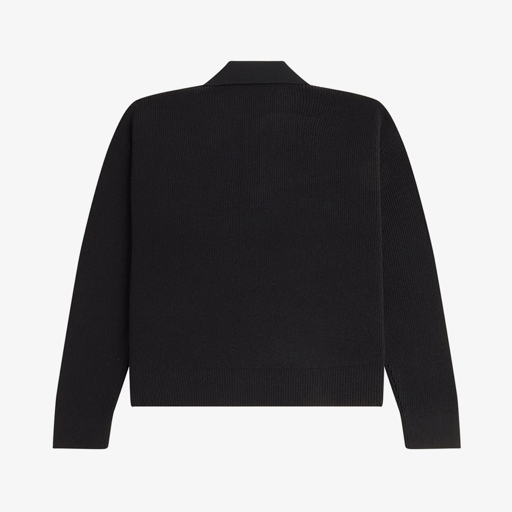 프레드페리 우먼 니트 셔츠 블랙(Fred Perry Womens Knitted Shirt Black) - 6