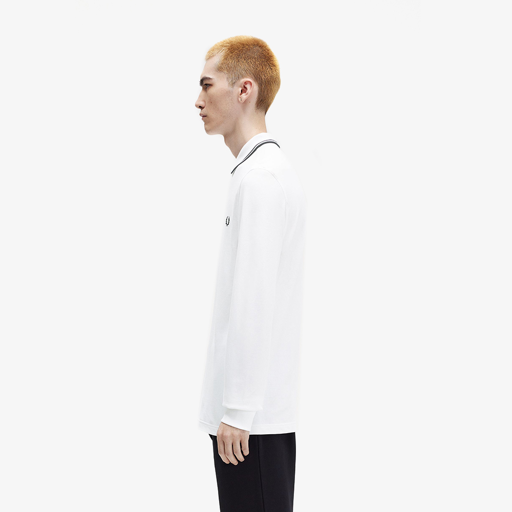 프레드페리 롱 슬리브 트윈 팁 프레드페리 셔츠 화이트(Fred Perry Long Sleeve Twin Tipped Fred Perry Shirt White) - 3