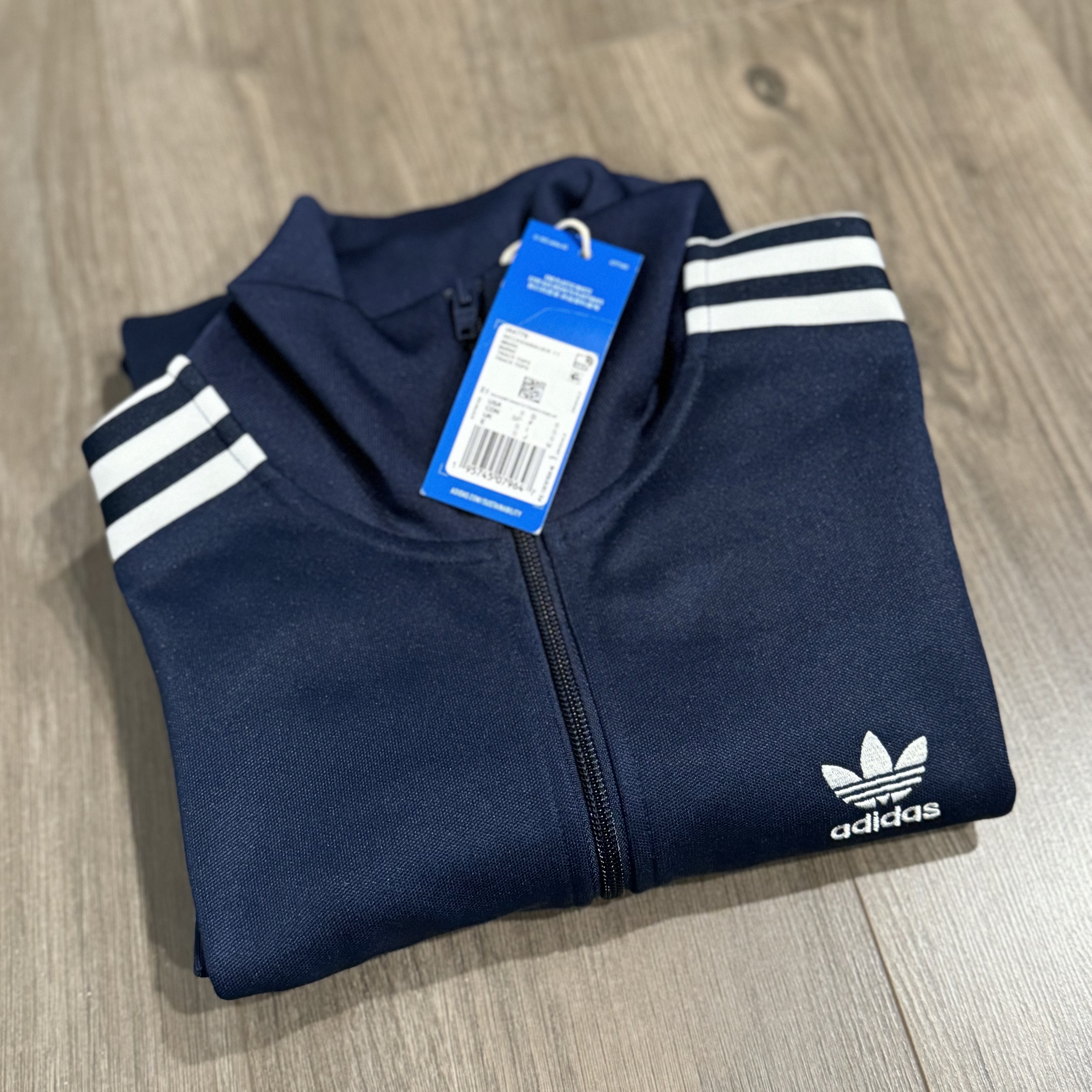 Adidas Adicolor Classic Beckenbauer Track Jacket Night Indigo - US Sizing 착용 스타일 - 1