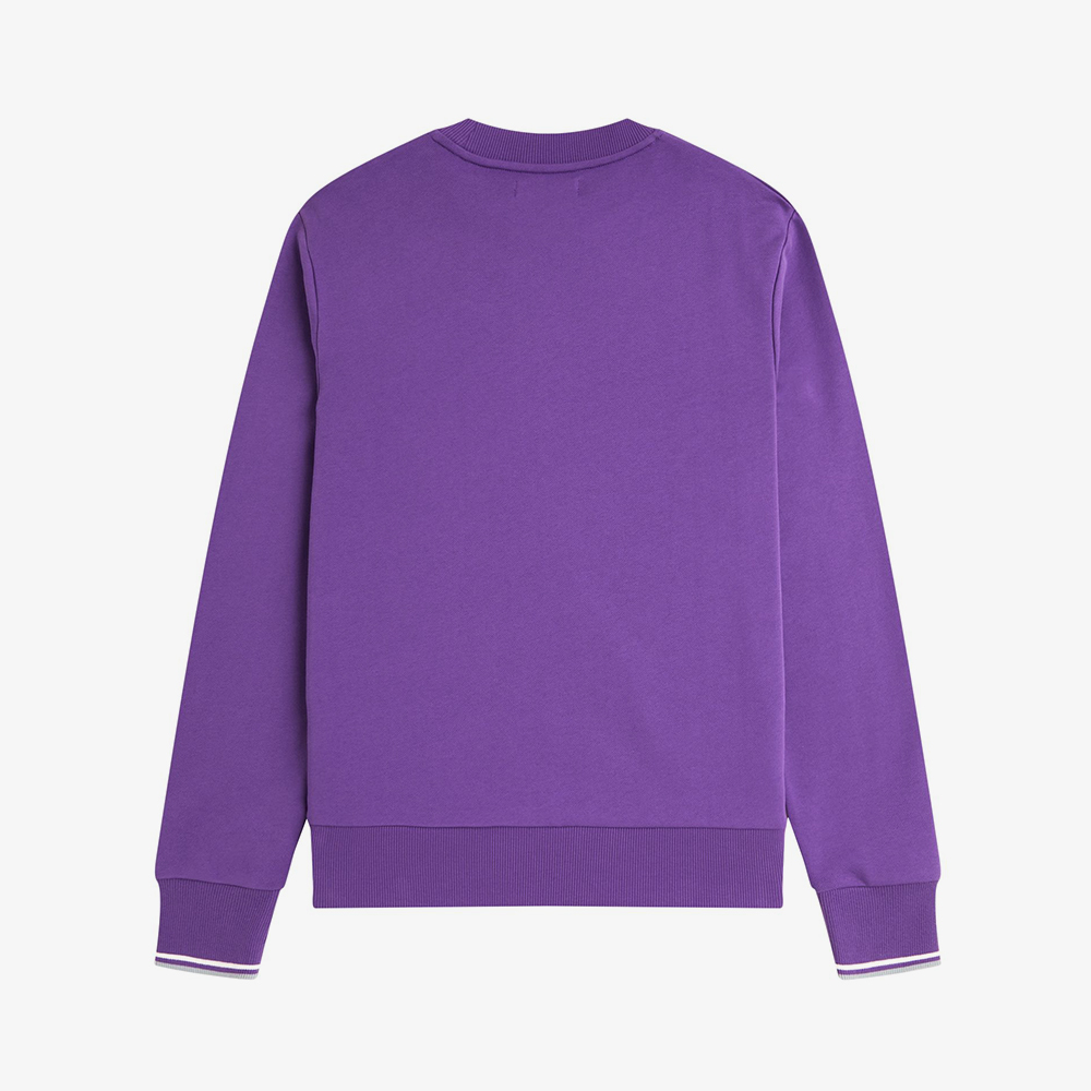 프레드페리 크루넥 스웻셔츠 에머시스트(Fred Perry Crew Neck Sweatshirt Amethyst/Ecru/Silver Blue) - 6