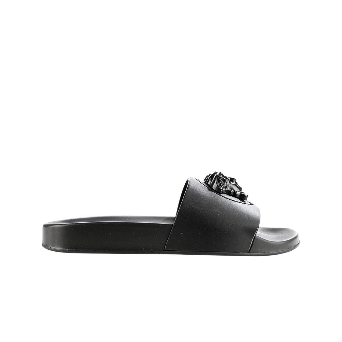 (W) 베르사체 메두사 슬리퍼 블랙((W) Versace Medusa Slippers Black)