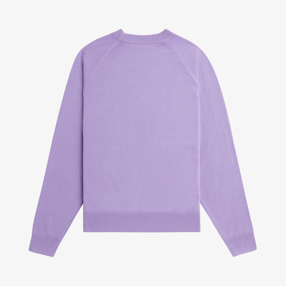 프레드페리 우먼 크루넥 메리노울 니트 바이올렛(Fred Perry Womens Crew Neck Knit Ultra Violet) - 6