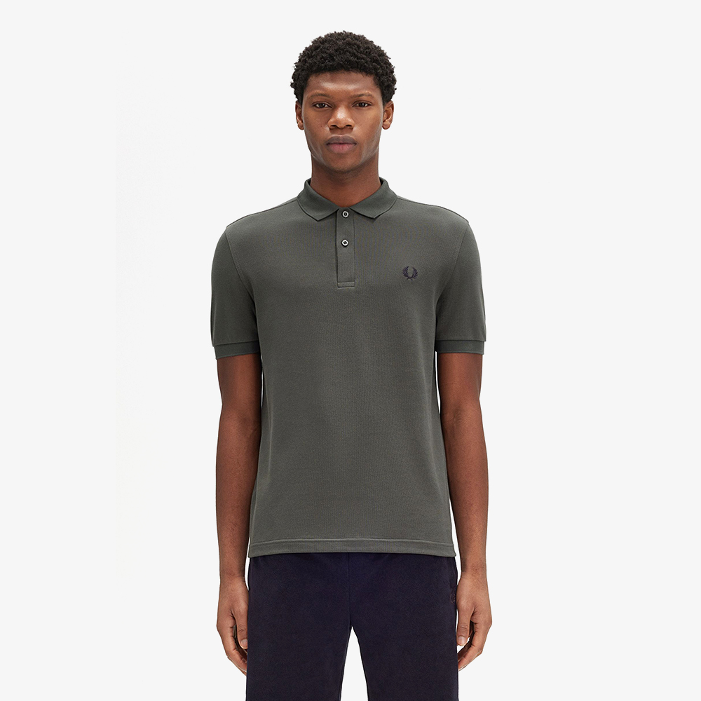 프레드페리 플레인 프레드페리 셔츠 필드그린/네이비(Fred Perry Plain Fred Perry Shirt Field Green) - 2